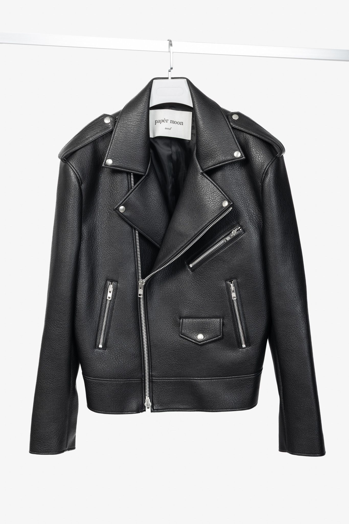 Other paper moon Oversized Vegan Leather Biker Jacket Size ONE SIZE - 1 Thumbnail