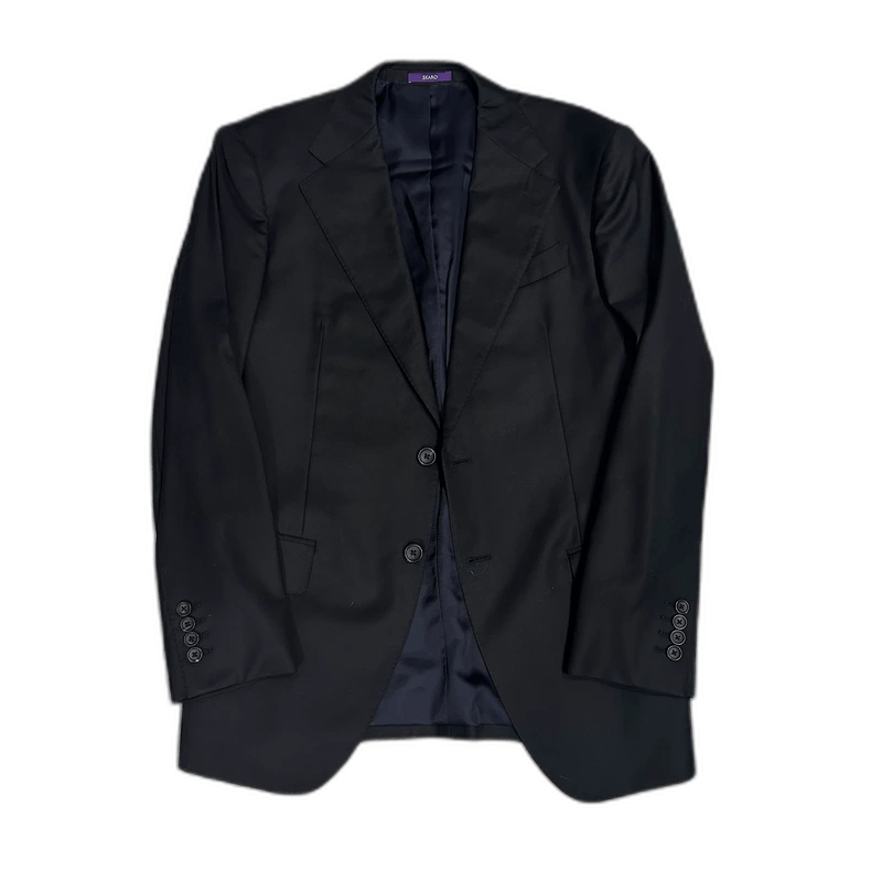 Balenciaga Black Suit Jacket with Gunslinger Collar Size US L / EU 52-54 / 3 - 1 Thumbnail