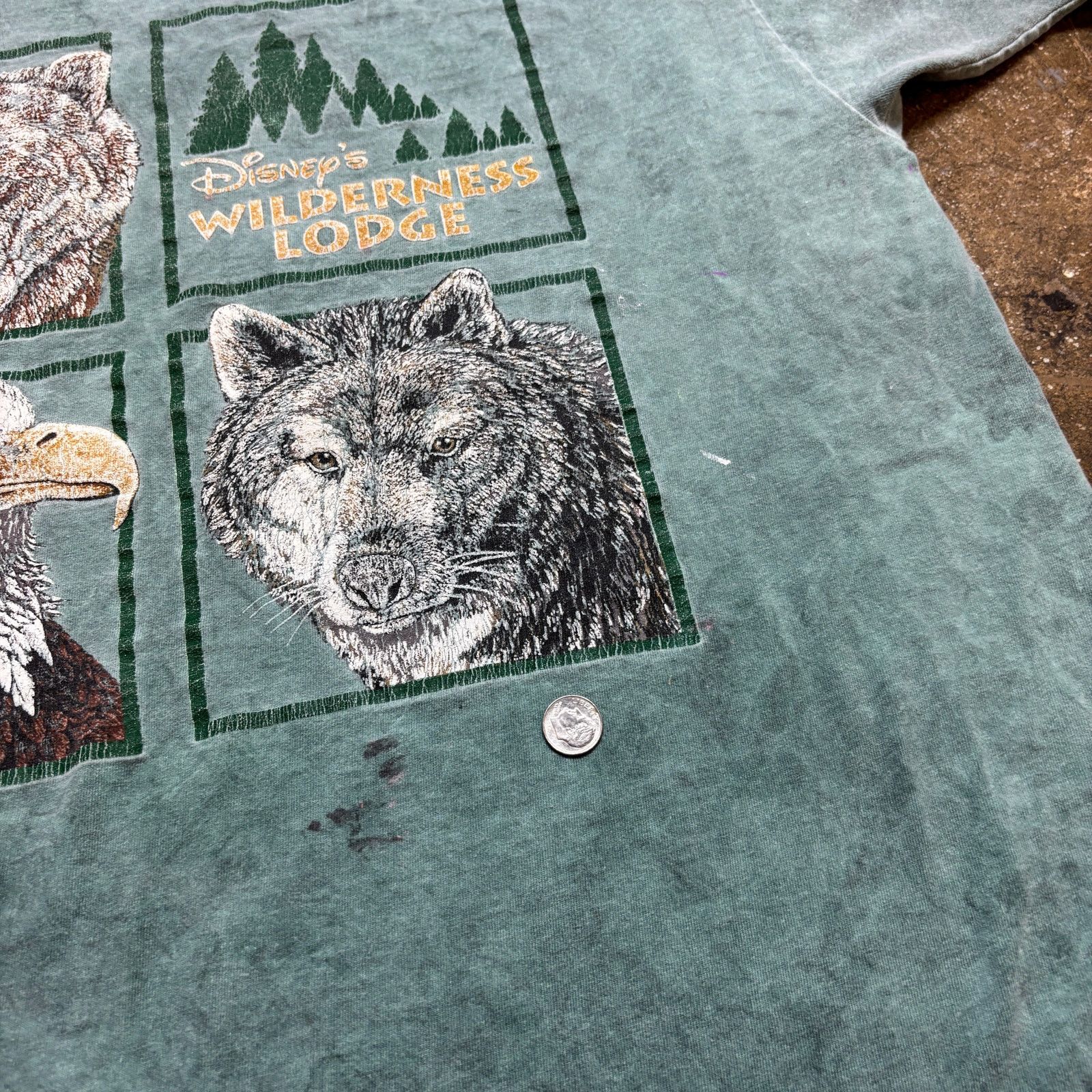 Disney × Vintage Vintage 90s Disney Wilderness Lodge Single Stitch Shirt XL Size US XL / EU 56 / 4 - 9 Thumbnail