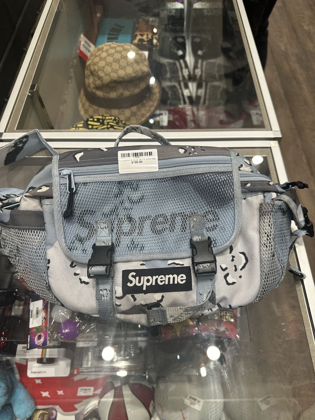 Supreme PO Supreme Blue Camo Side Bag Size ONE SIZE - 2 Thumbnail
