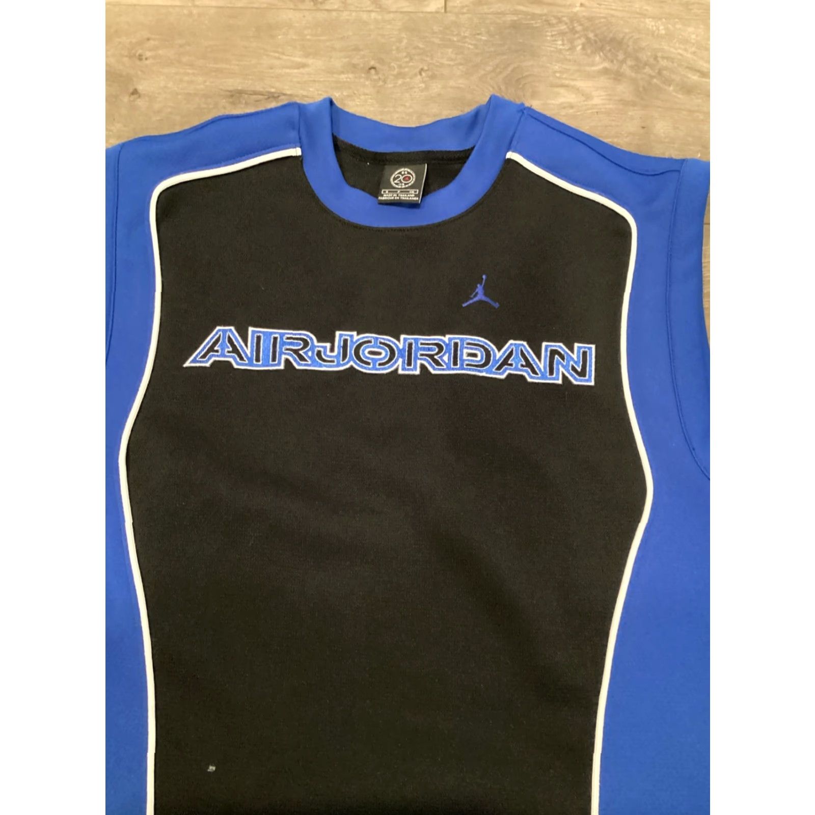 VTG 90s Y2K Air Jordan 23 Jumpman Jersey Blue SZ S Nike