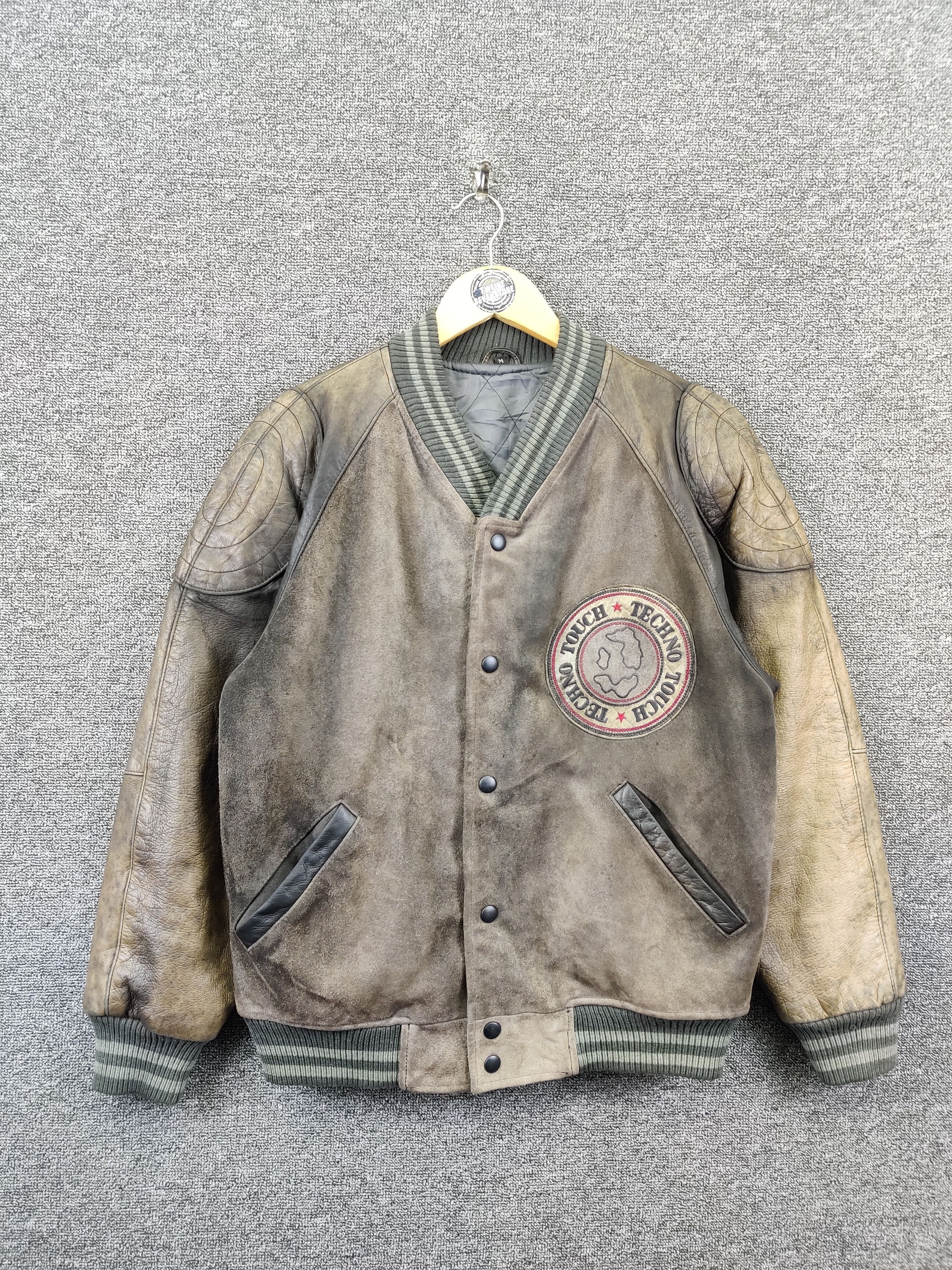 Vintage Bomber Leather Jacket