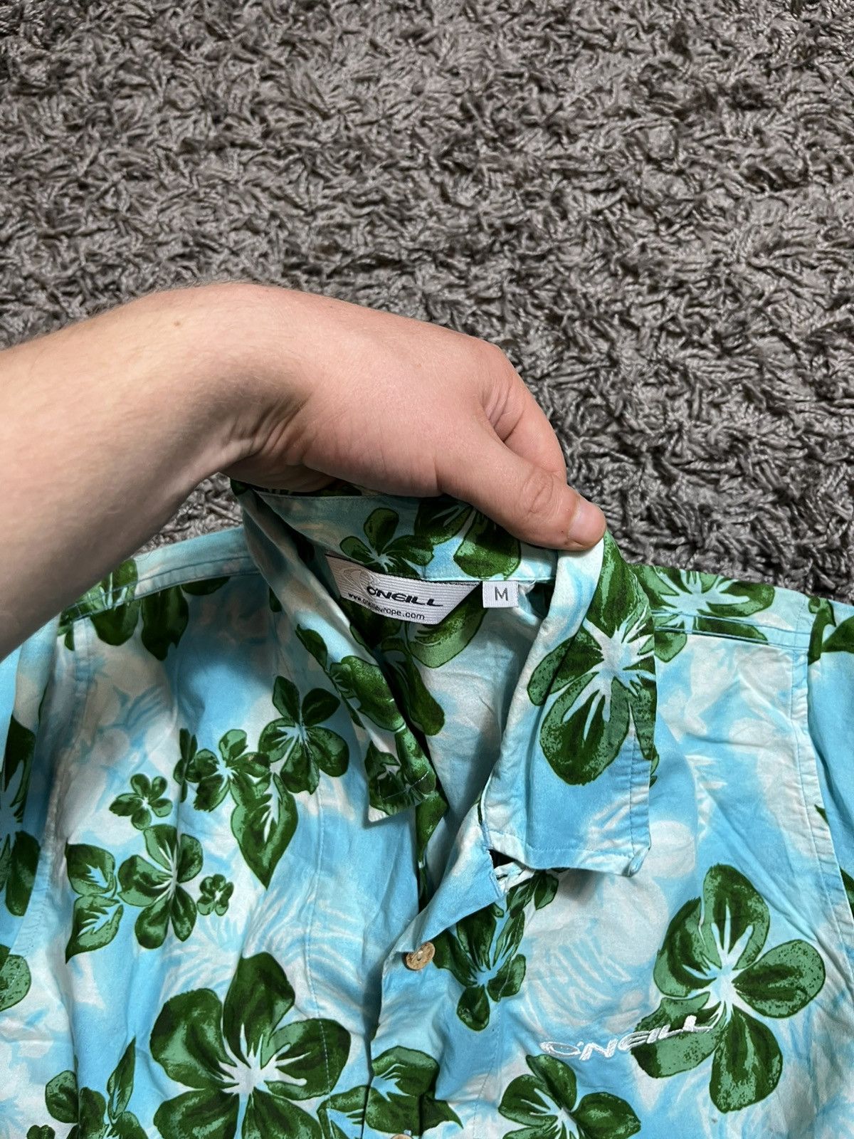 O'Neill ONEILL VINTAGE 00s HAWAIIAN SHIRT MULTILOGO SUMMER STYLE Size US M / EU 48-50 / 2 - 4 Thumbnail
