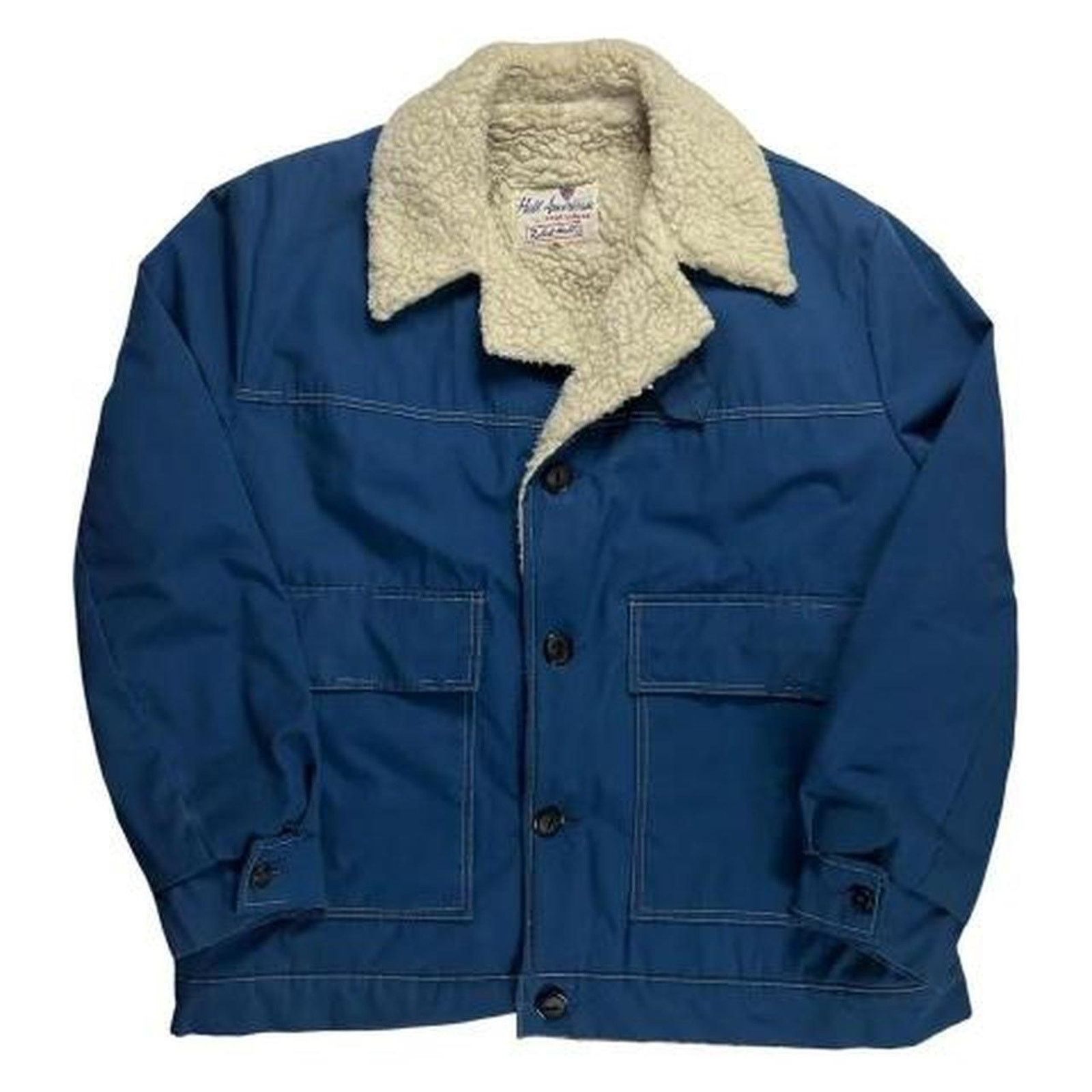 Vintage Vintage jean jacket sherpa collar by Robert Hall XL western Size US XL / EU 56 / 4 - 1 Thumbnail