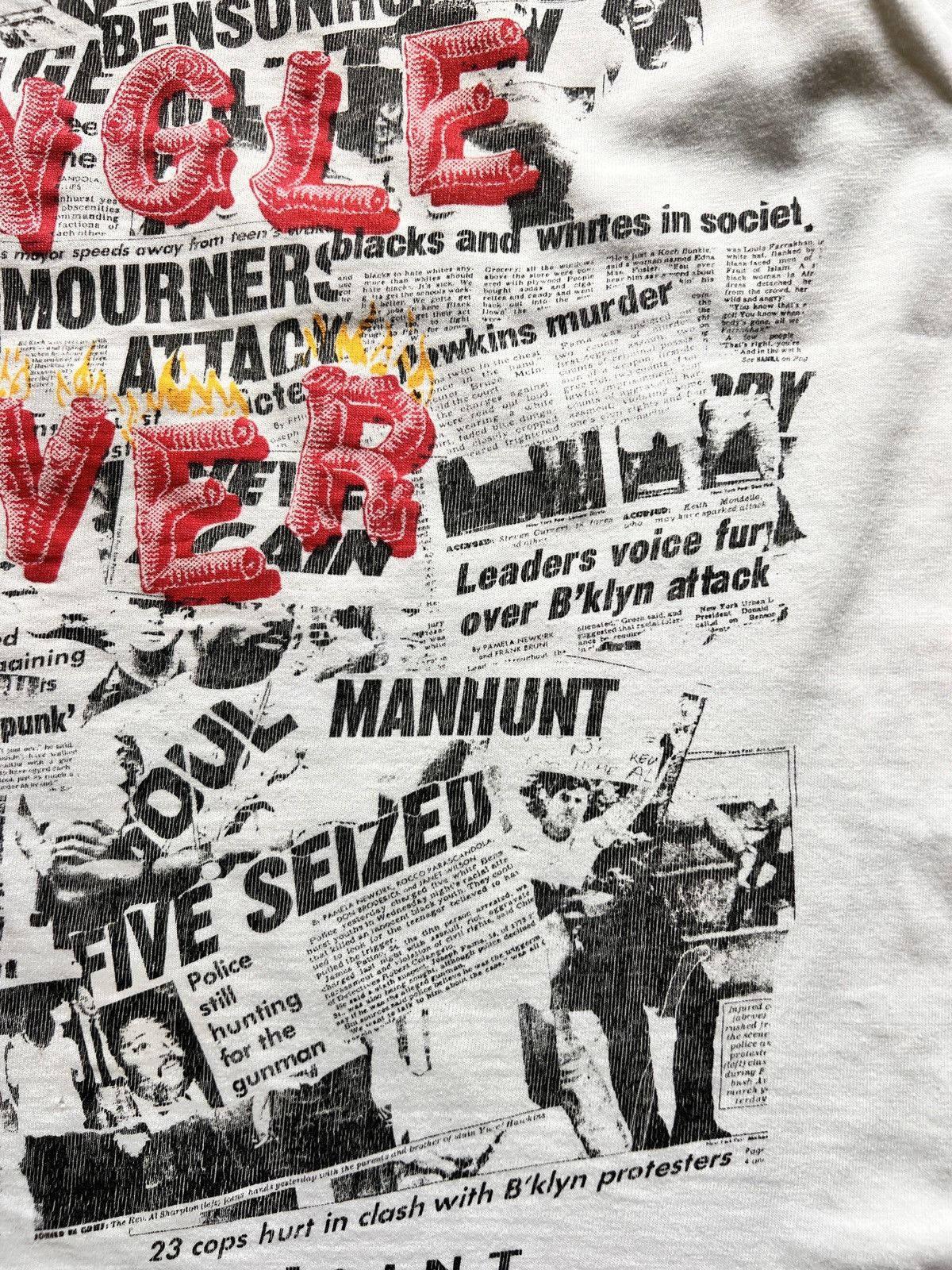 Hanes Vtg 90s Spike Lee Jungle Fever Movie Tshirt Size US M / EU 48-50 / 2 - 4 Thumbnail