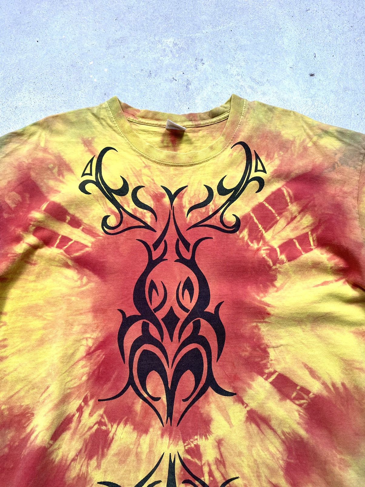 Vintage Y2K Vintage 2000’s Surf Design Tie Dye T Shirt Stussy Size US XL / EU 56 / 4 - 5 Thumbnail