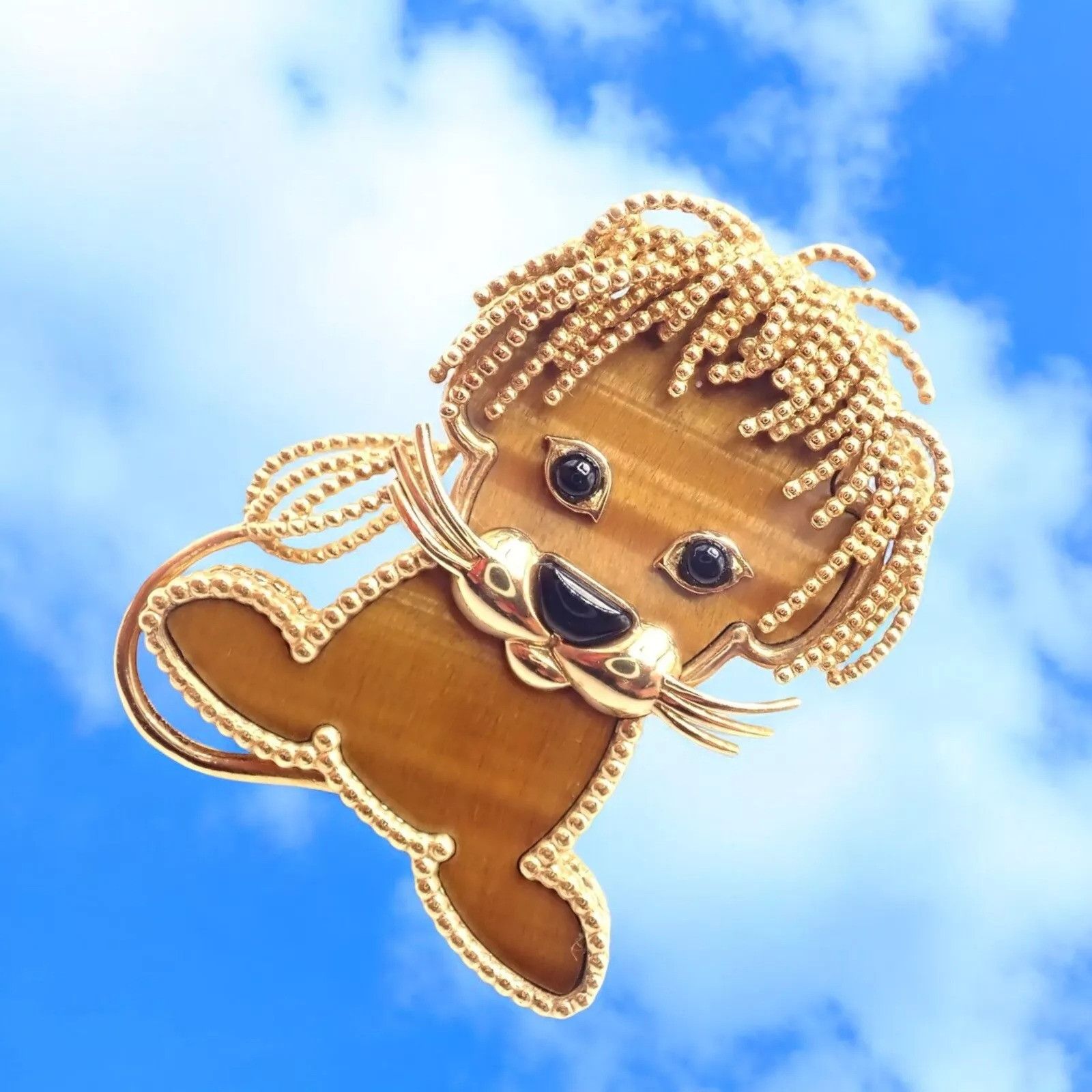 Van Cleef & Arpels Van Cleef & Arpels 18k Yellow Gold Tiger Eye Lucky Animals Size ONE SIZE - 2 Thumbnail