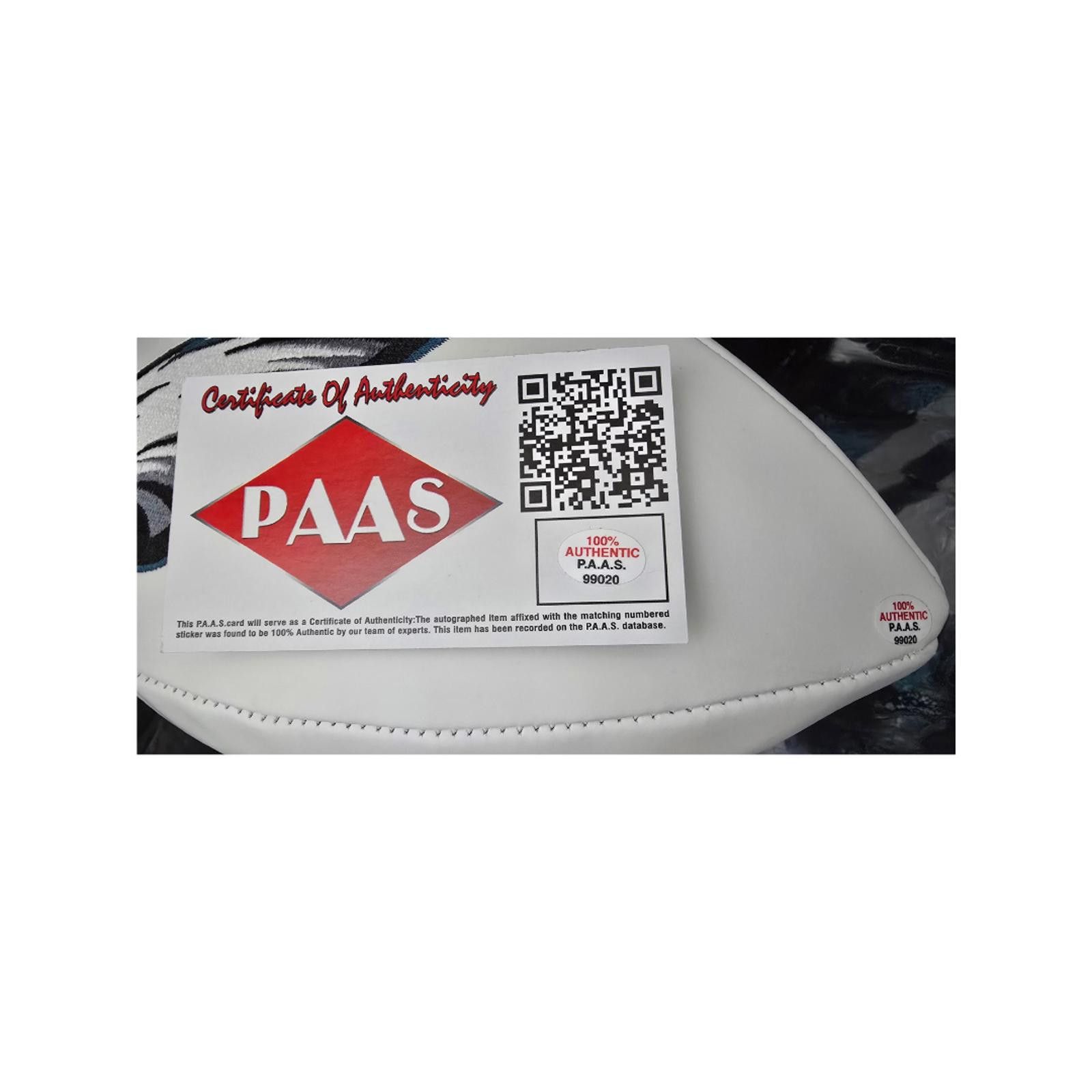 Other Saquon Barkley autographed full size logo football COA Size ONE SIZE - 3 Thumbnail