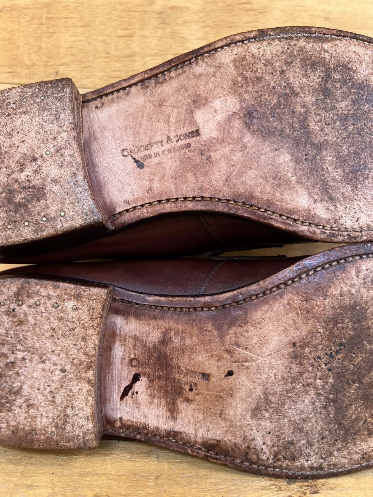 Crockett & Jones Crockett & Jones Eaton' Brown Leather Loafers Size UK 7 E Size US 8 / EU 41 - 19 Thumbnail