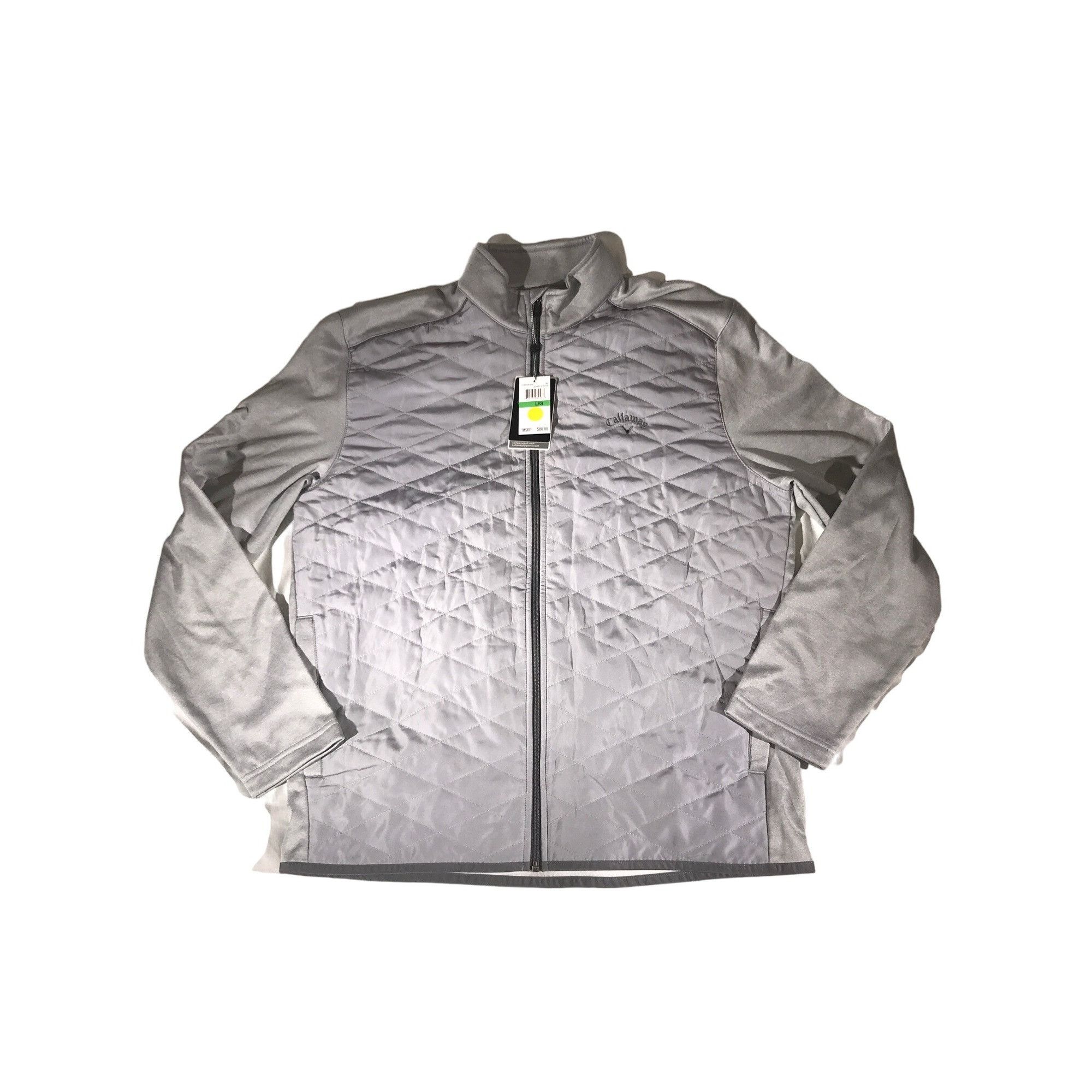 Callaway Mens Calloway Quarry Heather Gray Opti-Shield Quilted Jacket Size US L / EU 52-54 / 3 - 1 Thumbnail