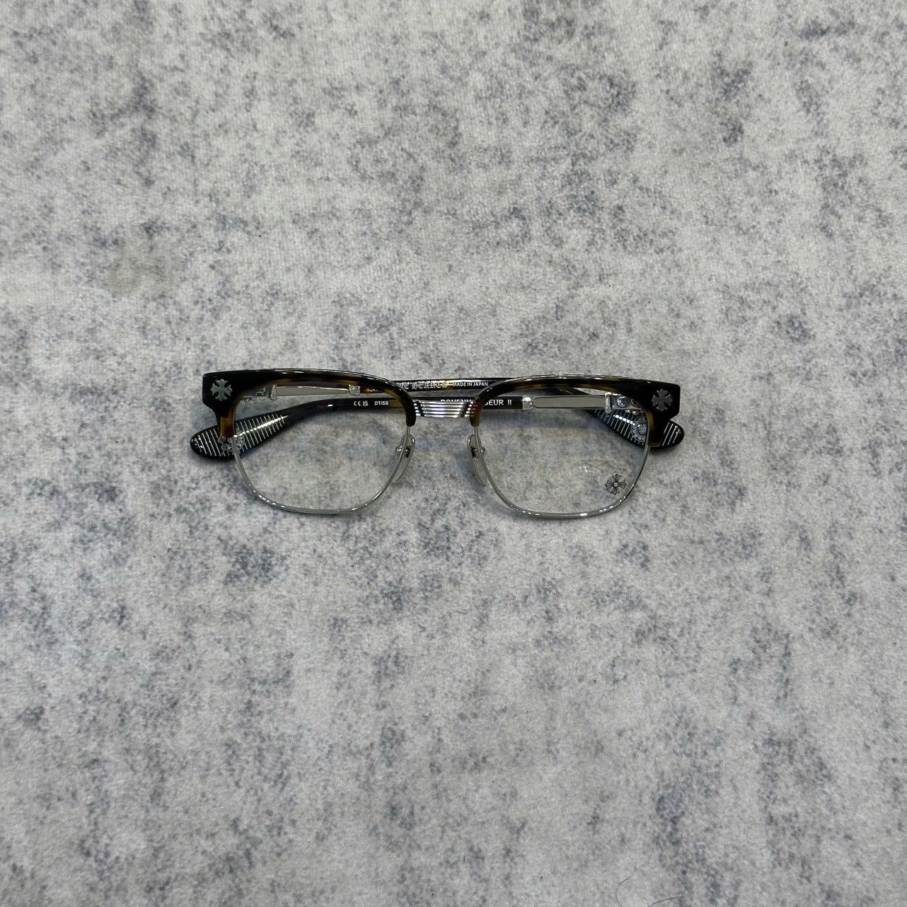 Chrome Hearts CHROME HEARTS BONENNOISSEUR II Dark Tortoise/Shiny Silver Size ONE SIZE - 3 Thumbnail
