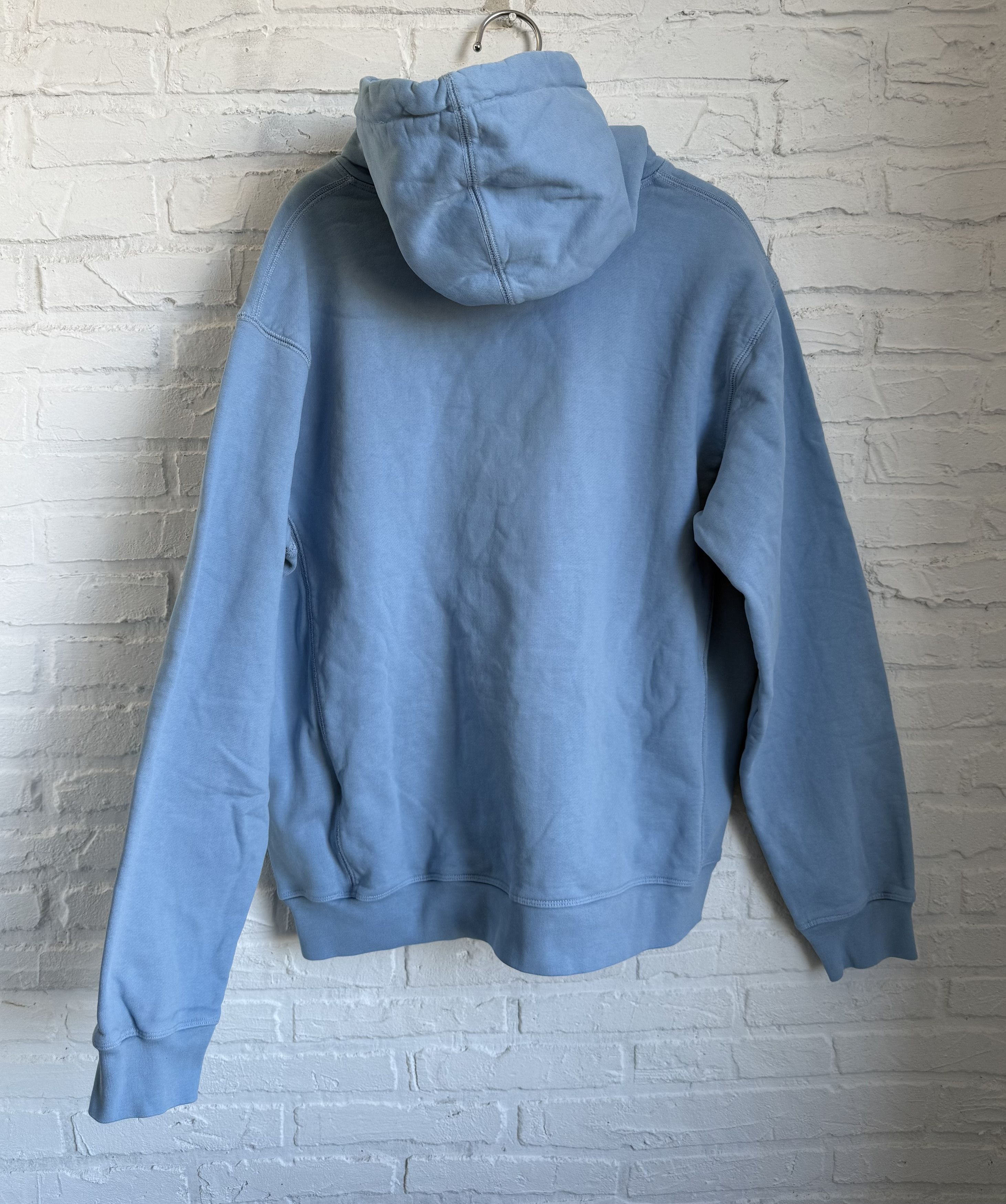 Derschutze Derschutze Grand Theft embroidered logo baby blue hoodie Size US L / EU 52-54 / 3 - 8 Thumbnail