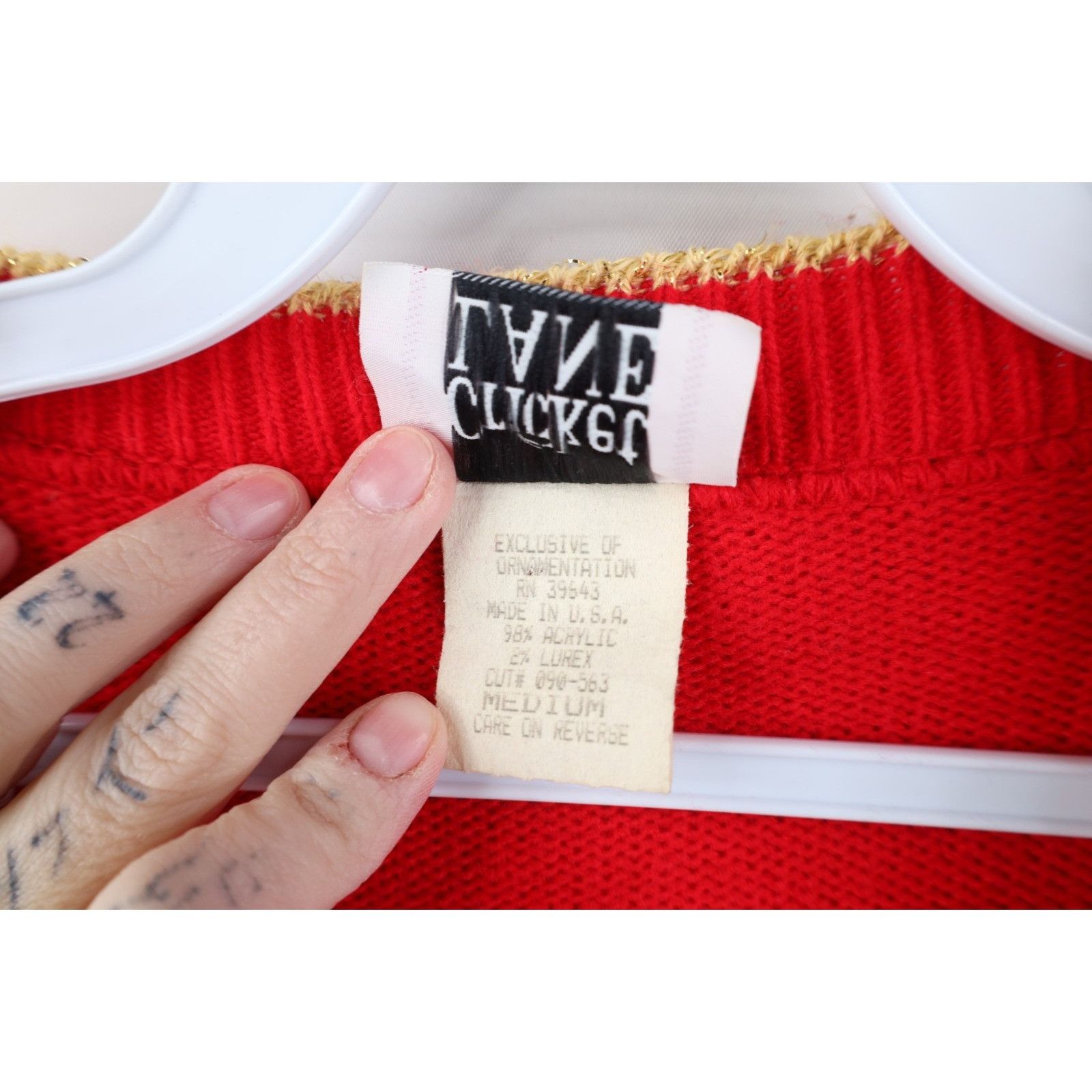 Vintage Vintage 90s Streetwear Christmas Fair Isle Cardigan Sweater Size M / US 6-8 / IT 42-44 - 8 Thumbnail