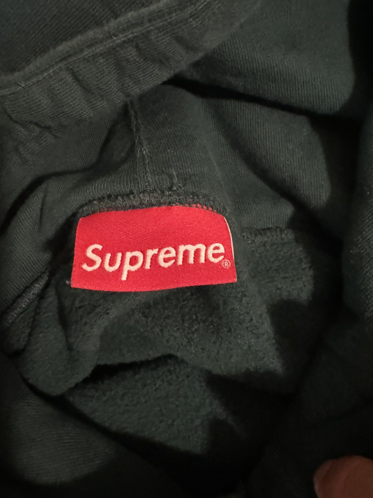 Supreme Supreme Striped Rib Hooded Sweatshirt Green Size US M / EU 48-50 / 2 - 7 Thumbnail