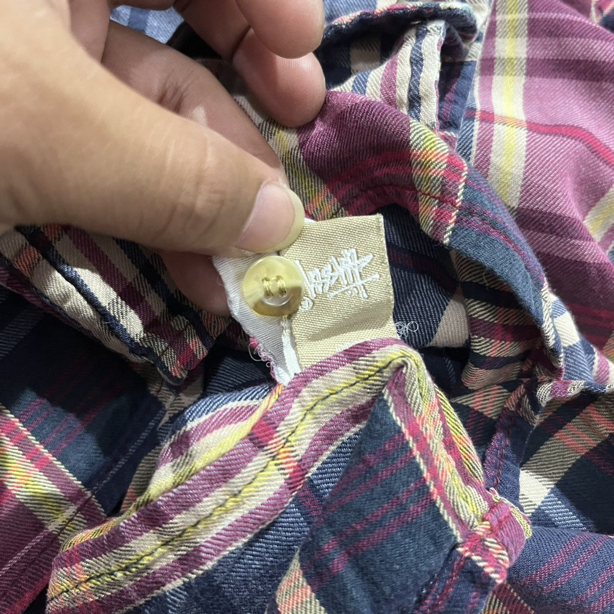 Stussy Vtg Stussy Plaid Button Up Shirt Size US M / EU 48-50 / 2 - 8 Thumbnail