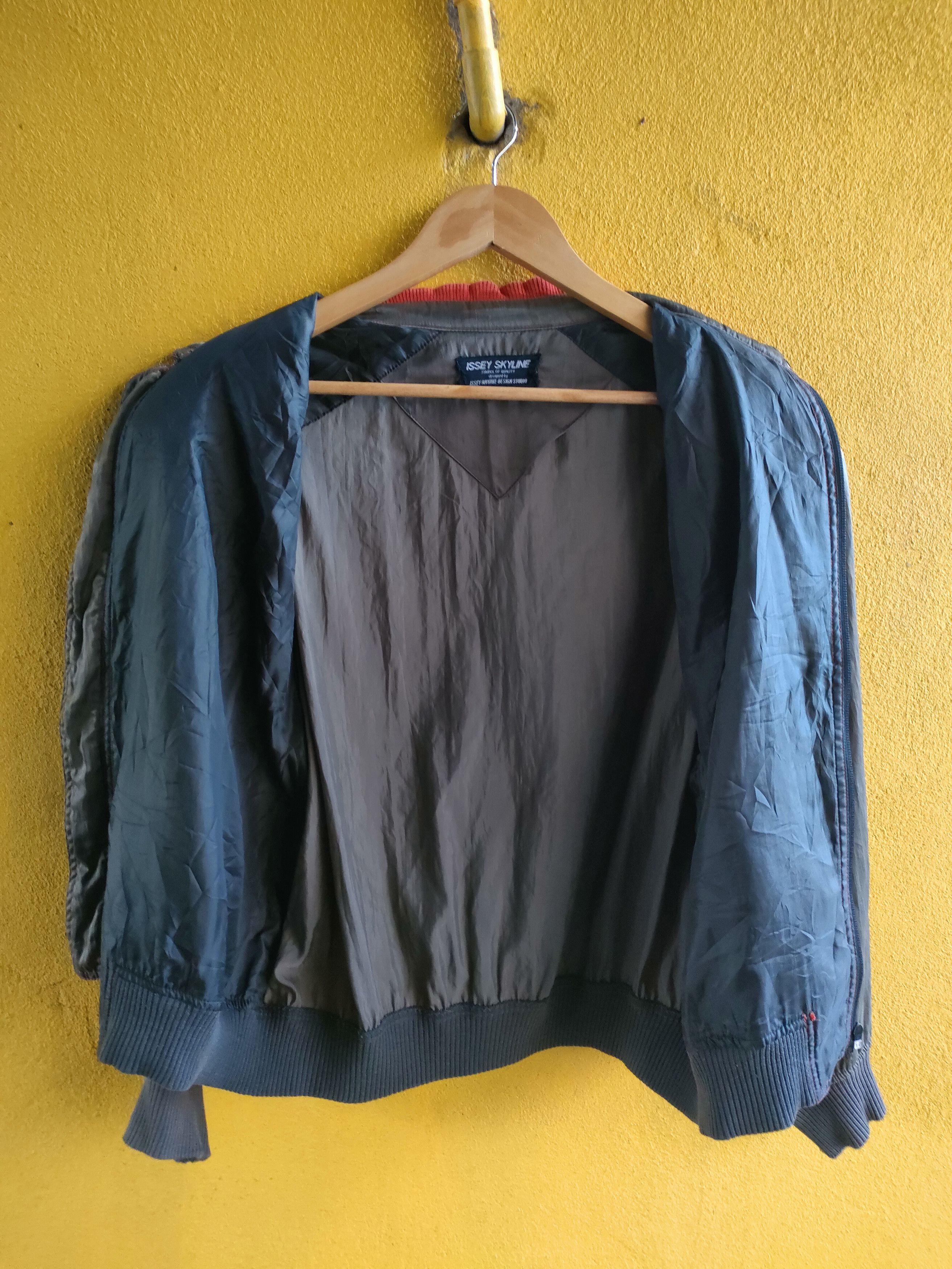Designer × Issey Miyake Vintage Issey Skyline Bomber Jacket Size US M / EU 48-50 / 2 - 5 Thumbnail