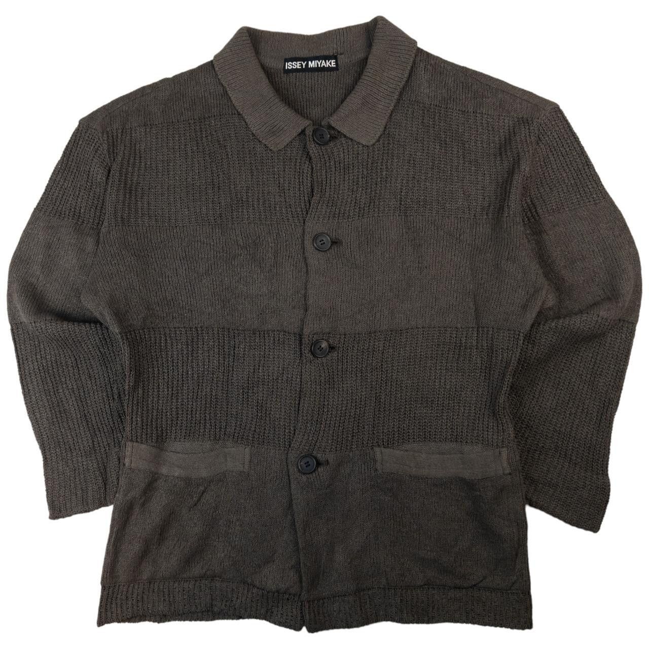 Issey Miyake Vintage Issey Miyake Button Up Knit Cardigan Size L Size US L / EU 52-54 / 3 - 1 Thumbnail