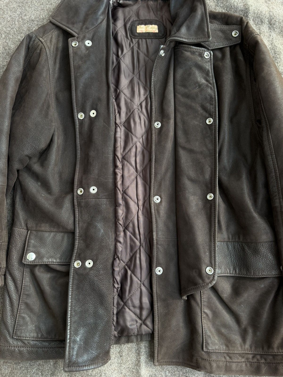 Other Vintage Tom Murphy’s Leather Jacket Size US L / EU 52-54 / 3 - 4 Thumbnail