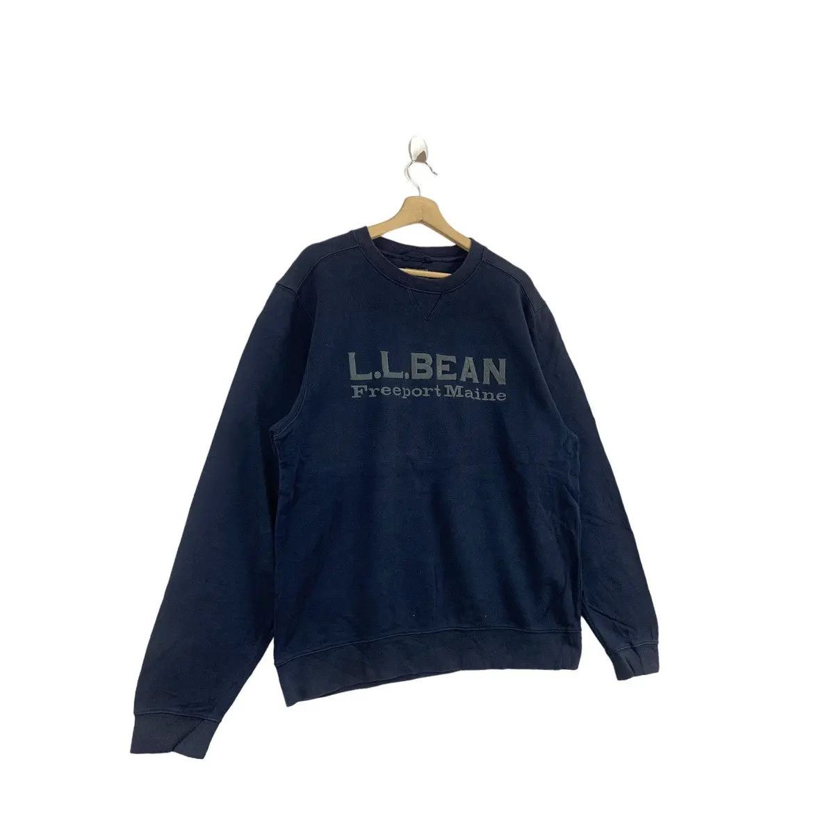L.L. Bean Vintage L.L. BEAN FREEPORT MAINE Center Logo Sweatshirt Size XL / US 12-14 / IT 48-50 - 5 Thumbnail