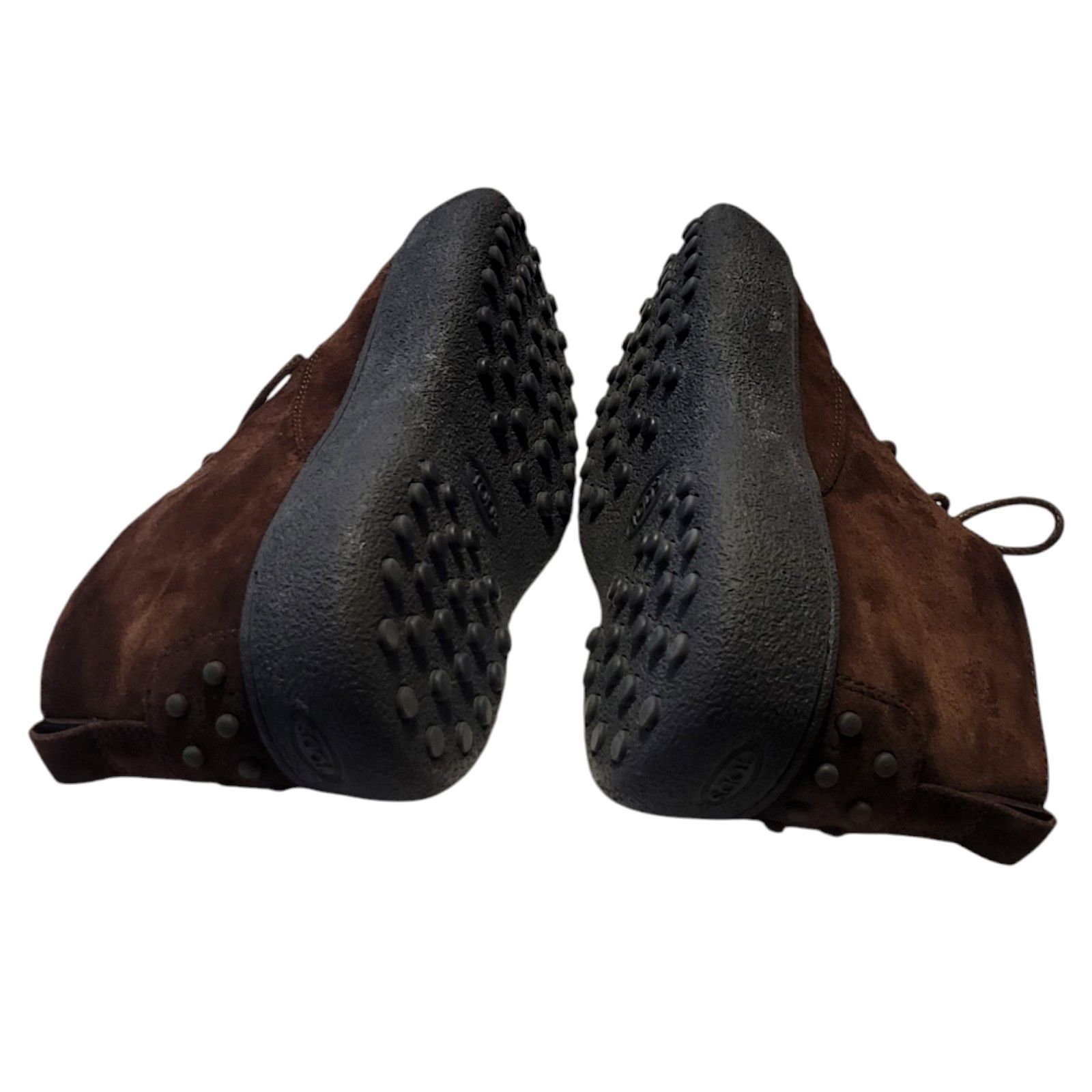 Tod's TODS Men Boots - Brown Suede Lace-Up Boot UK 6.5 / US 7.5 Size US 7 / EU 40 - 7 Thumbnail