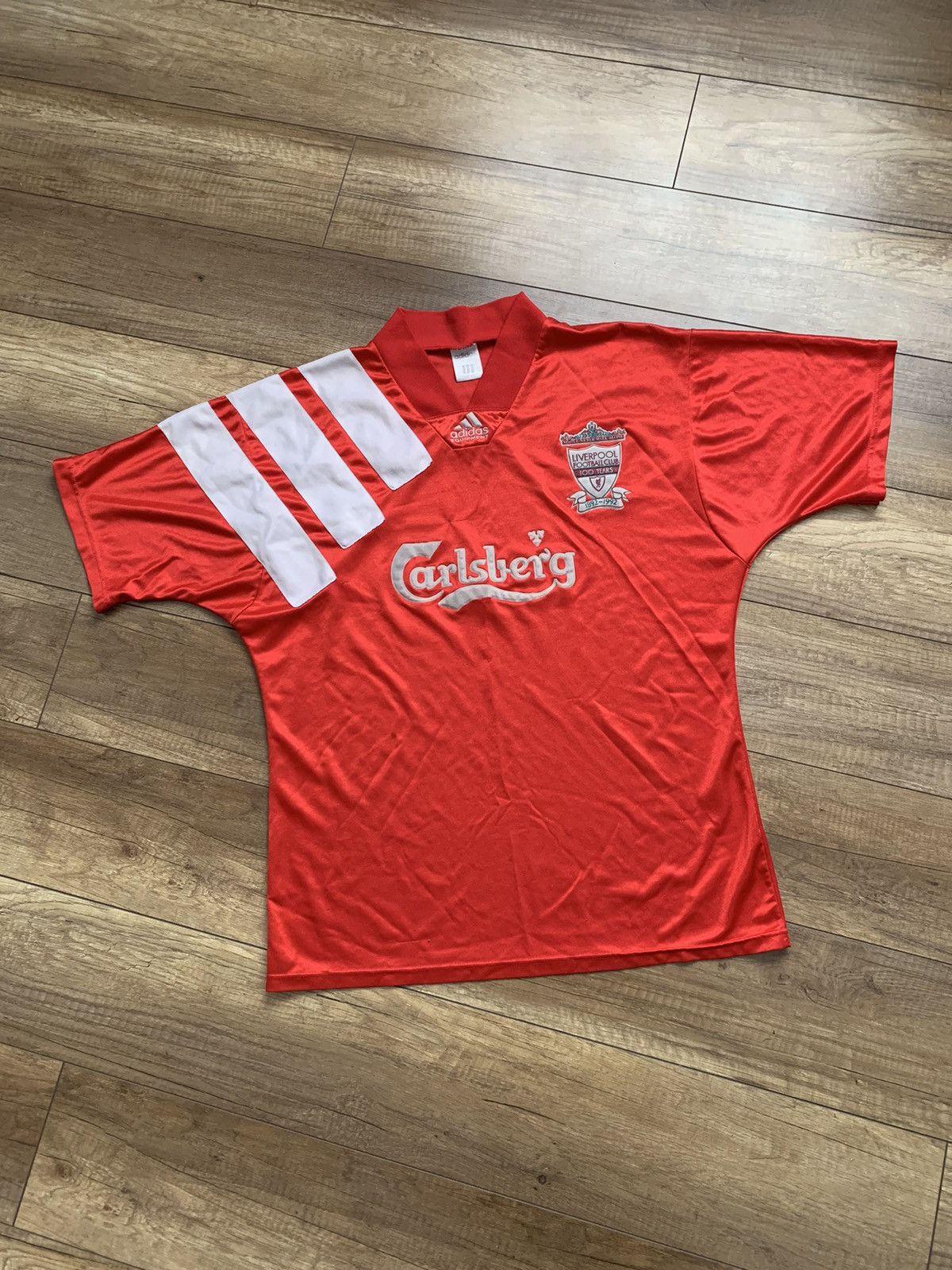 1992/1993 Liverpool Adidas Equipment Soccer Jersey Vintage