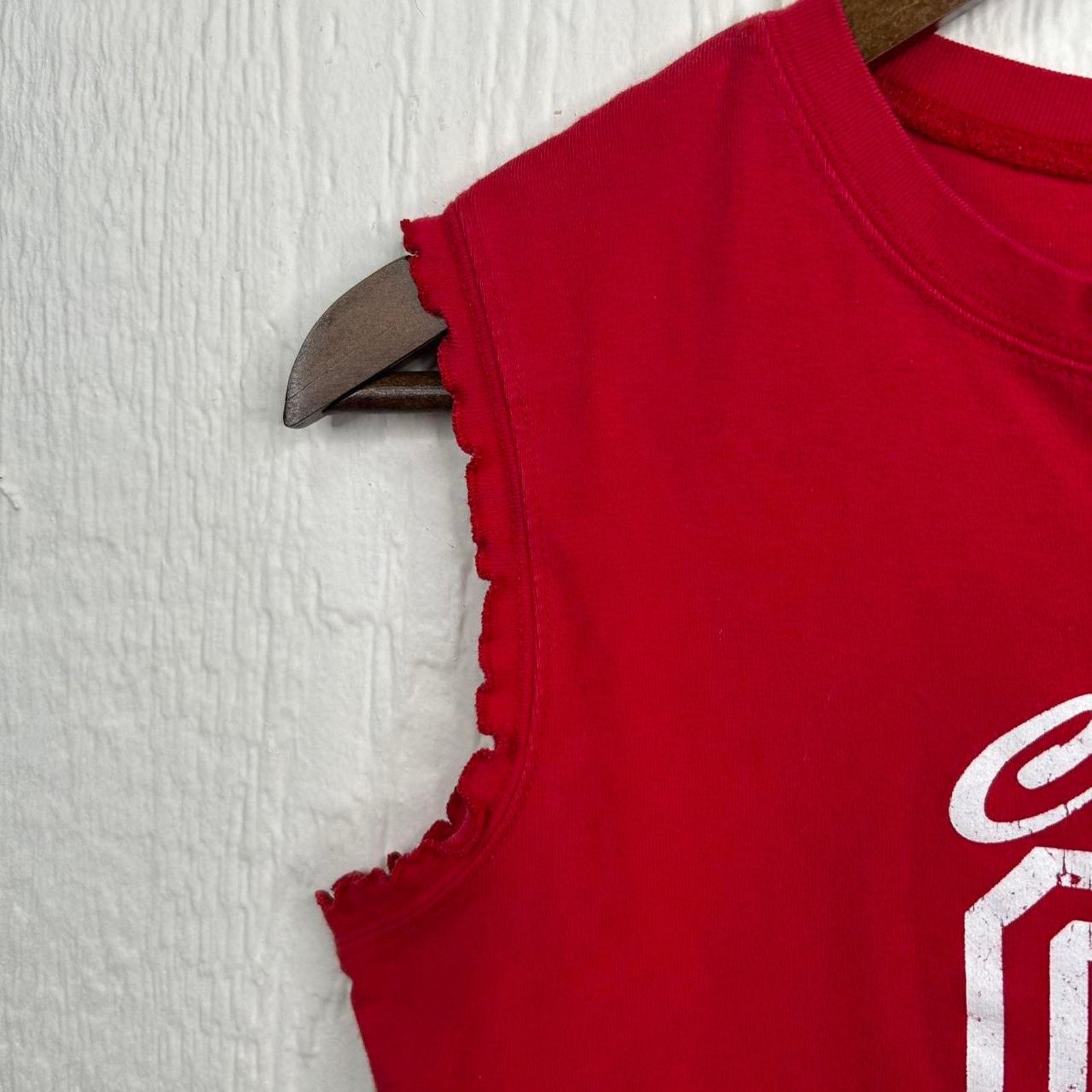 Other Vintage 2003 Y2K 'Class of 03 Rocks' Red Baby Tee X-Large Size XL / US 12-14 / IT 48-50 - 5 Thumbnail