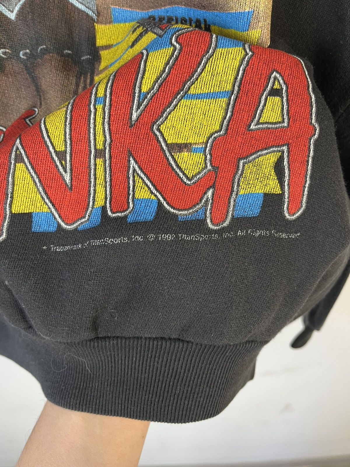 Vintage × WWE × WWF Tatanka Vintage 92's WWF Unisex Sweatshirt Size US S / EU 44-46 / 1 - 5 Thumbnail