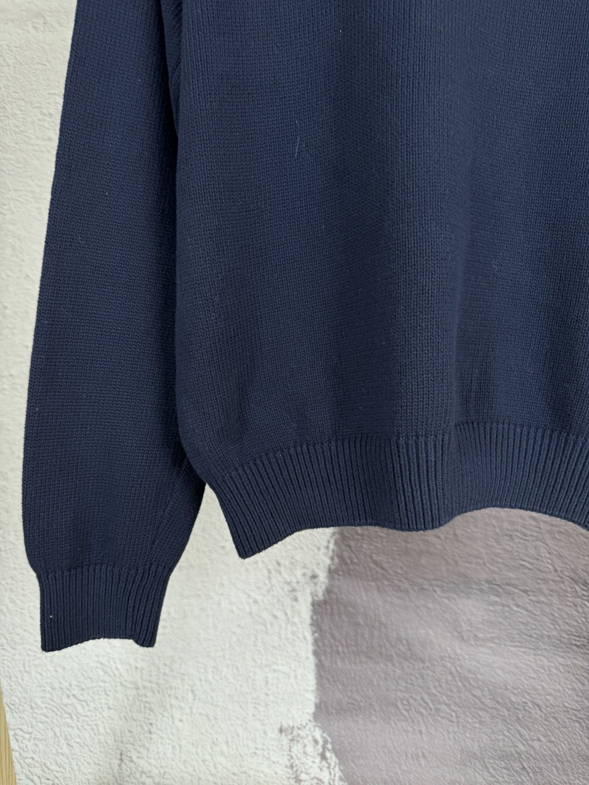 Tommy Hilfiger Tommy Hilfiger vintage blue knitted cotton sweatshirt Size US M / EU 48-50 / 2 - 7 Thumbnail