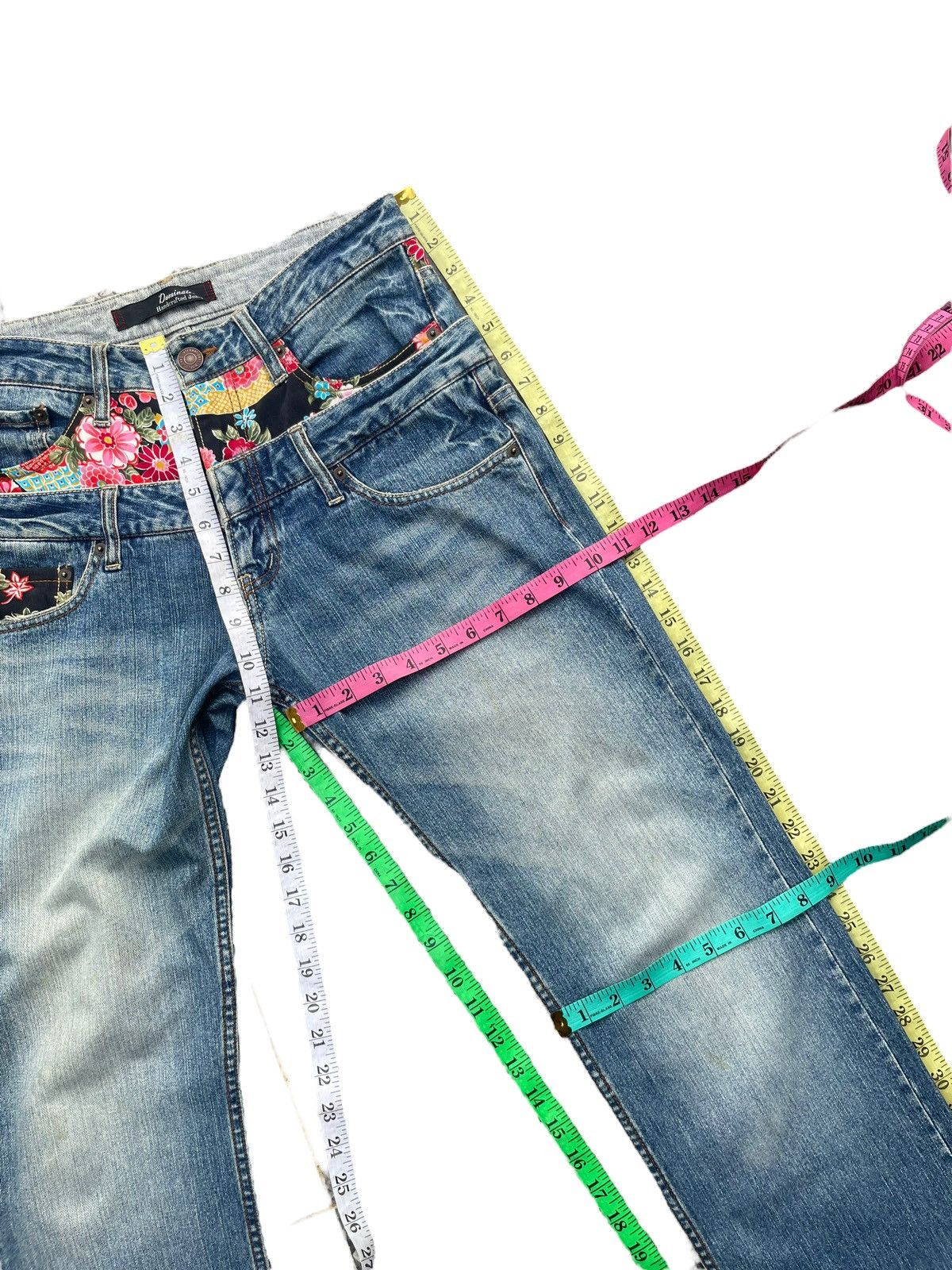 If Six Was Nine Dominate Handcrafted Double Waist Denim Size US 31 - 19 Thumbnail