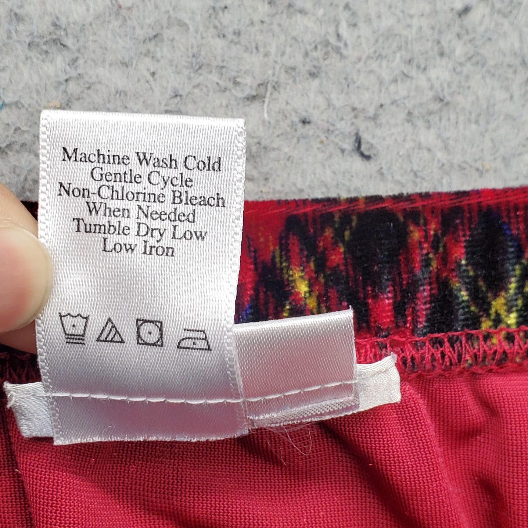 Coldwater Creek Coldwater Creek A-Line Skirt Womens PM Multicolor Plaid Velvet Pull On Casual Midi Size PM Womens Size 32" / US 10 / IT 46 - 6 Thumbnail
