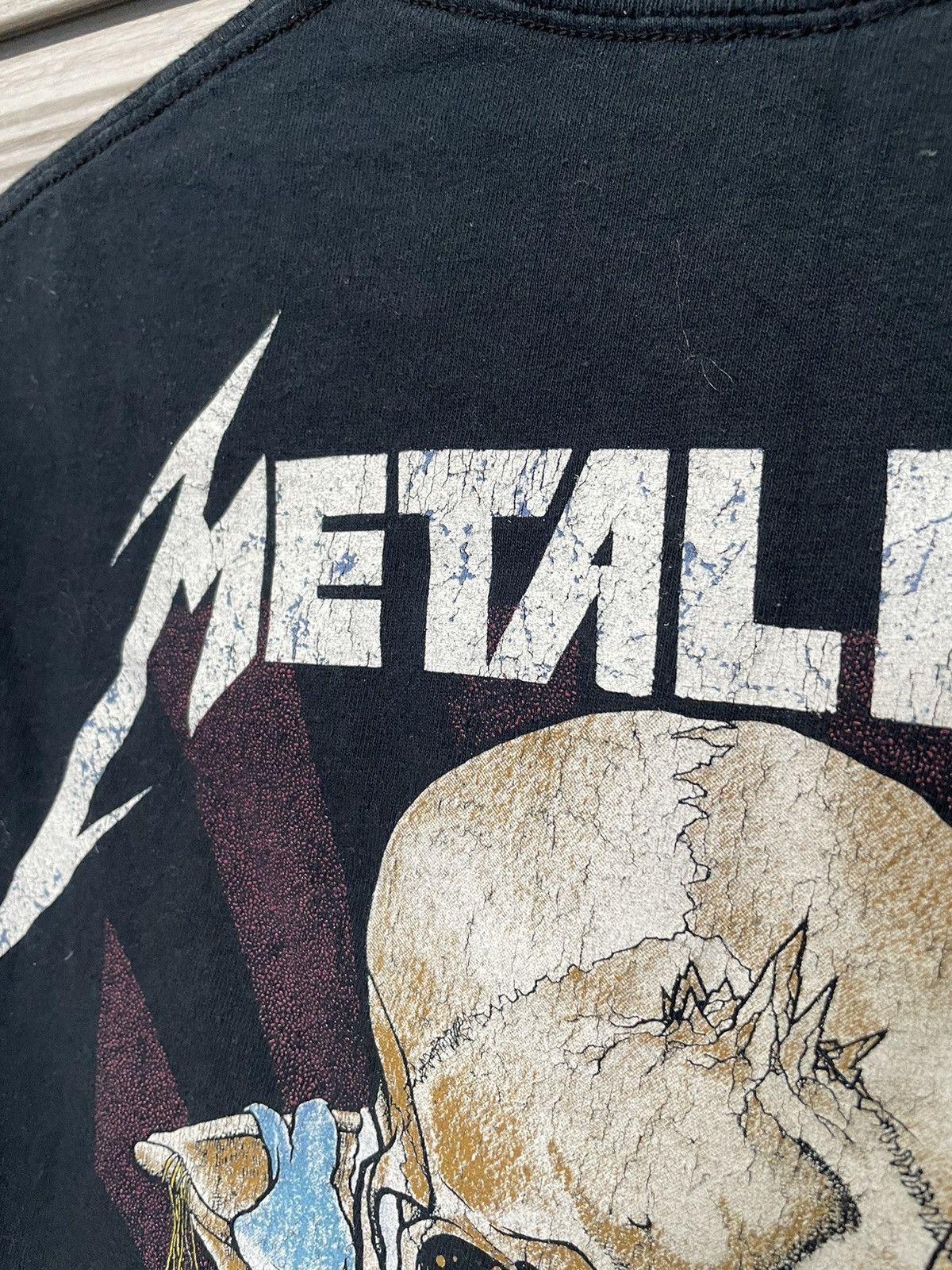 Band Tees Vintage Metallica Justice Tour Tee Band 90s Rock Black Size US S / EU 44-46 / 1 - 10 Thumbnail