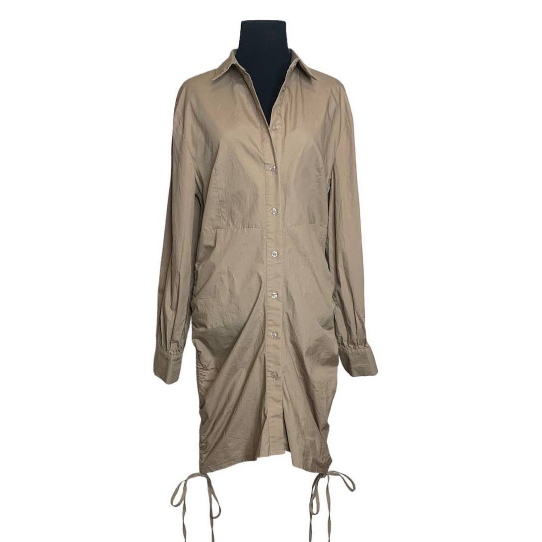 Shein Shein beige buttoned long sleeves shirt dress size 8-10 Size M / US 6-8 / IT 42-44 - 6 Thumbnail