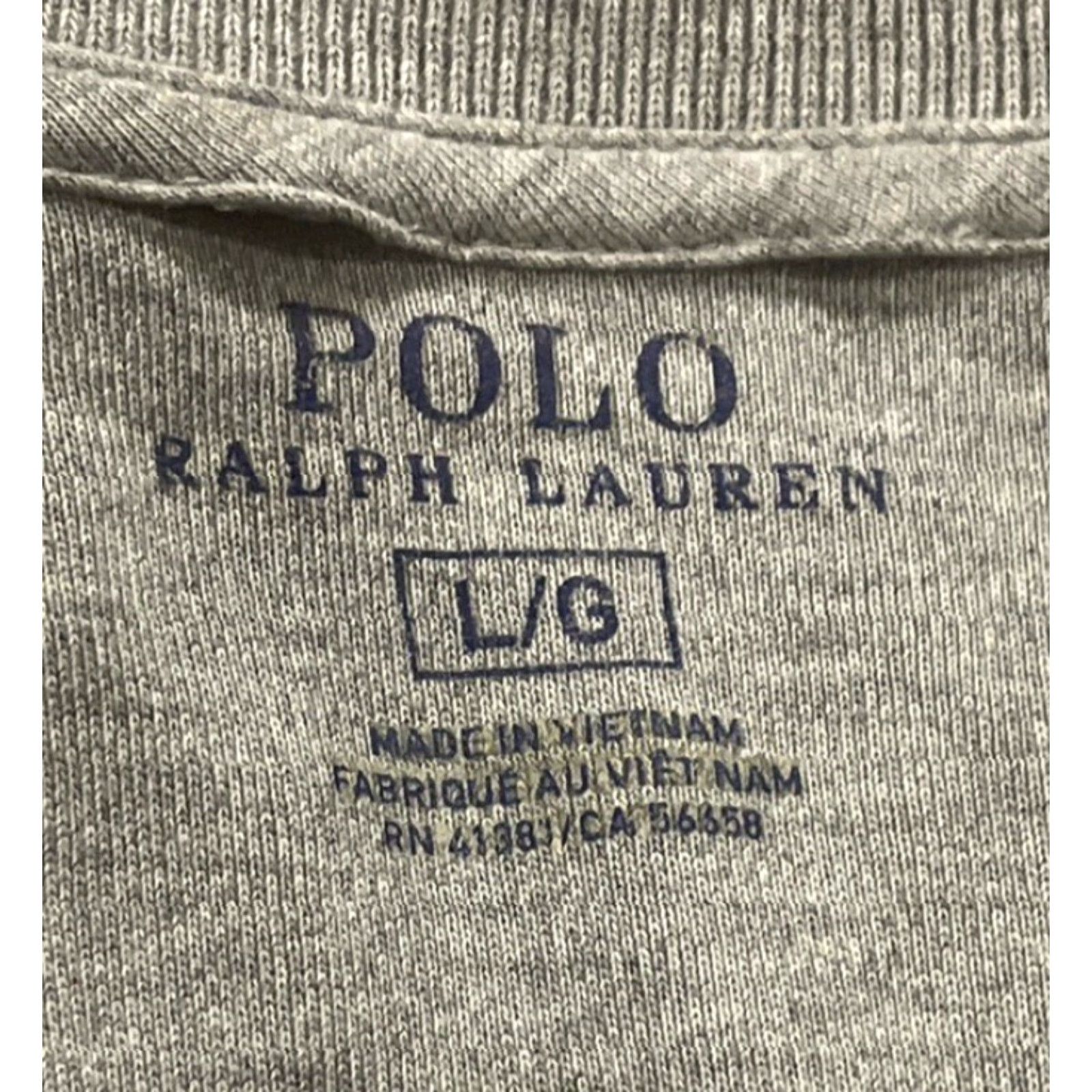 Polo Ralph Lauren Polo Ralph Lauren Performance Track Jacket Full Zip Gray Men's Large Size US L / EU 52-54 / 3 - 4 Thumbnail