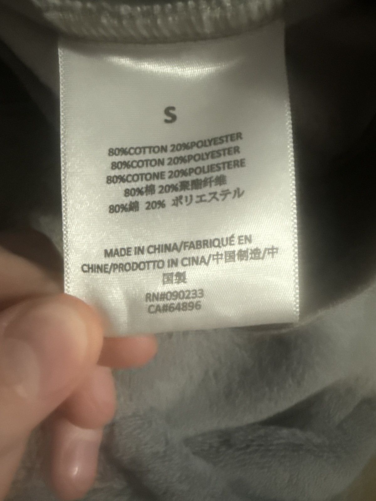 Essentials Fear of God Essentials Fleece Hoodie II'Light Heather Grey' Size US S / EU 44-46 / 1 - 6 Thumbnail