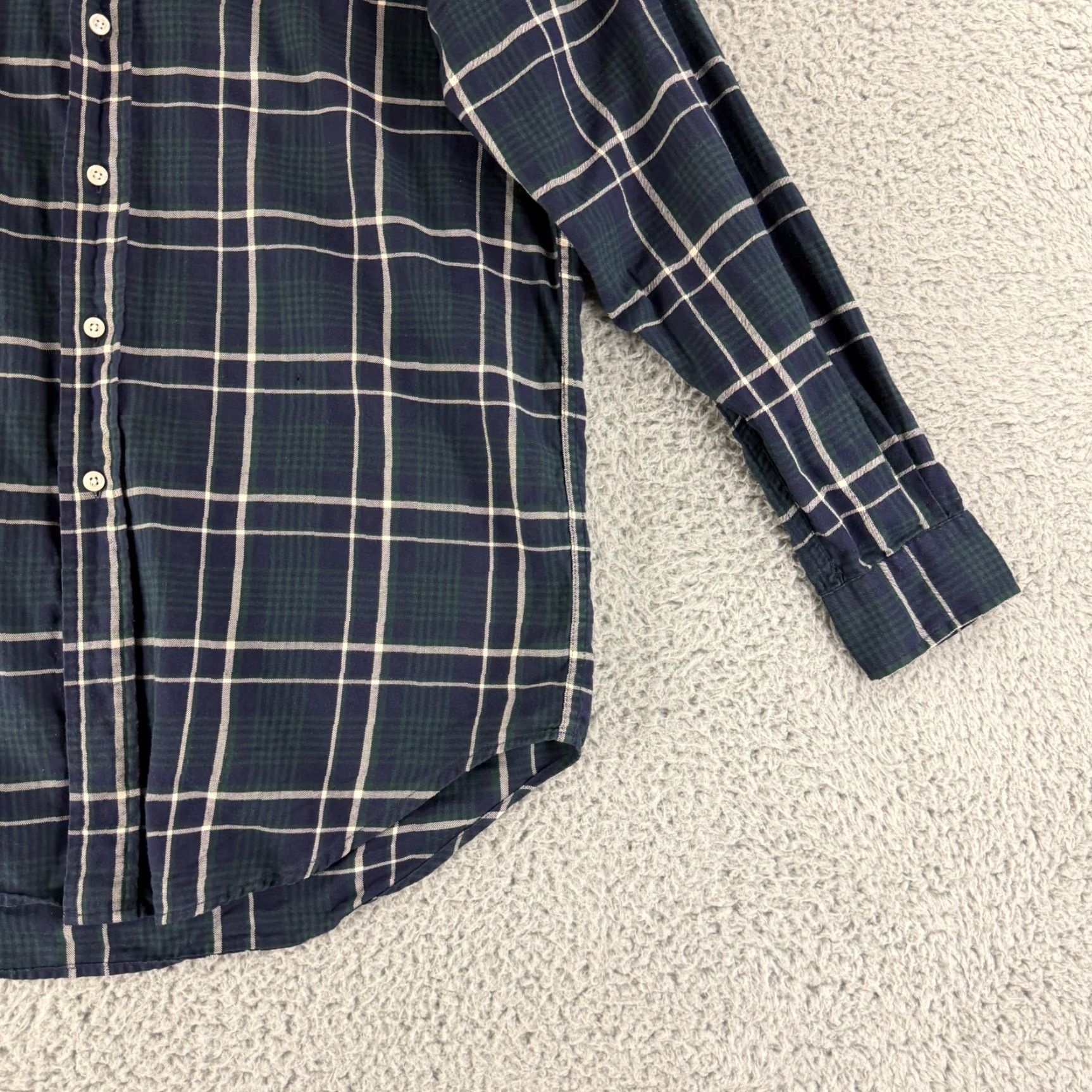 Ralph Lauren Ralph Lauren Button-Down Shirt Mens Small Blue Plaid Blaire Long Sleeve Shirt Size US S / EU 44-46 / 1 - 3 Thumbnail