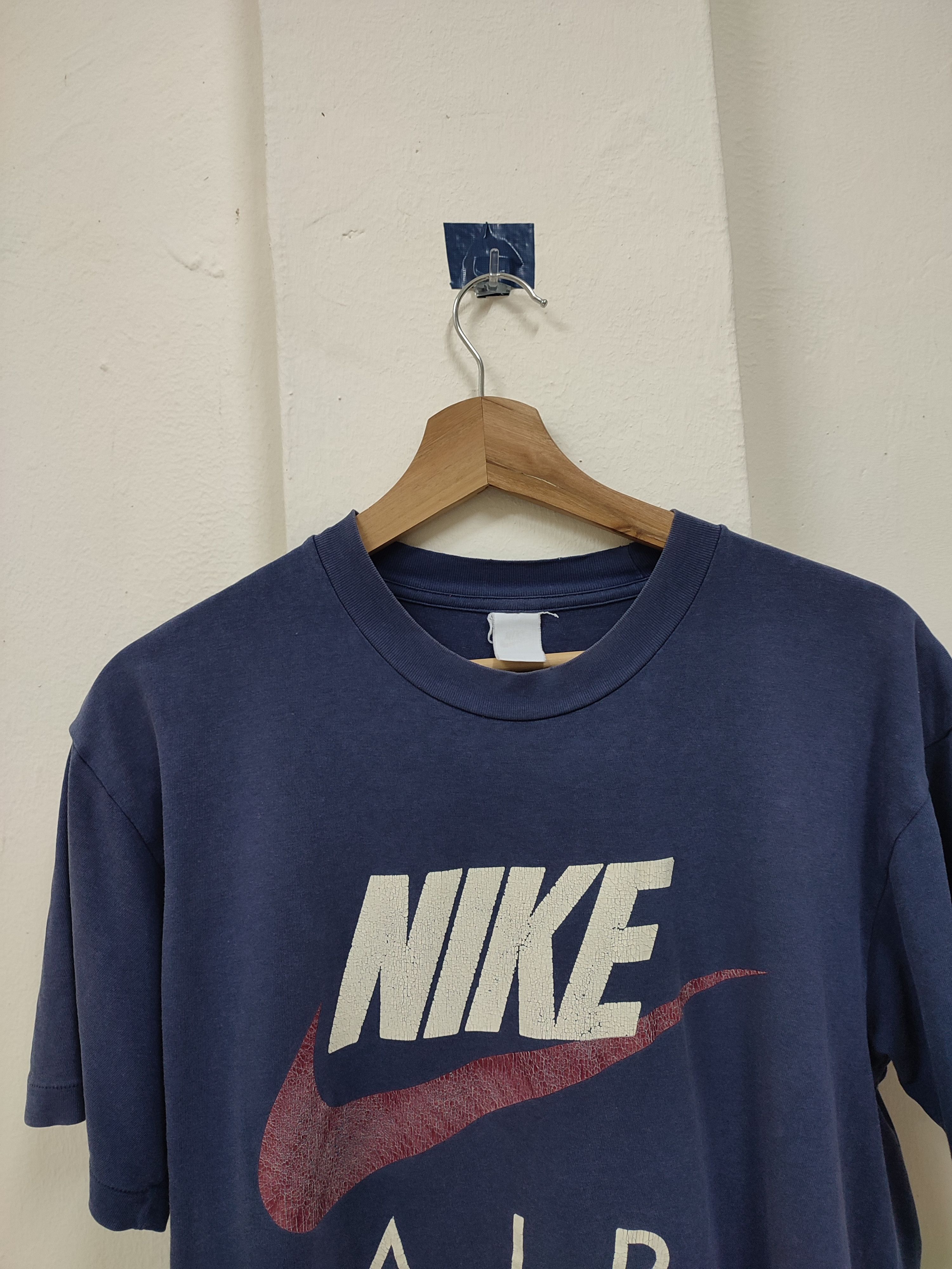 Nike 90s Nike Air Big Logo Single Stitch Tee Size US M / EU 48-50 / 2 - 3 Thumbnail
