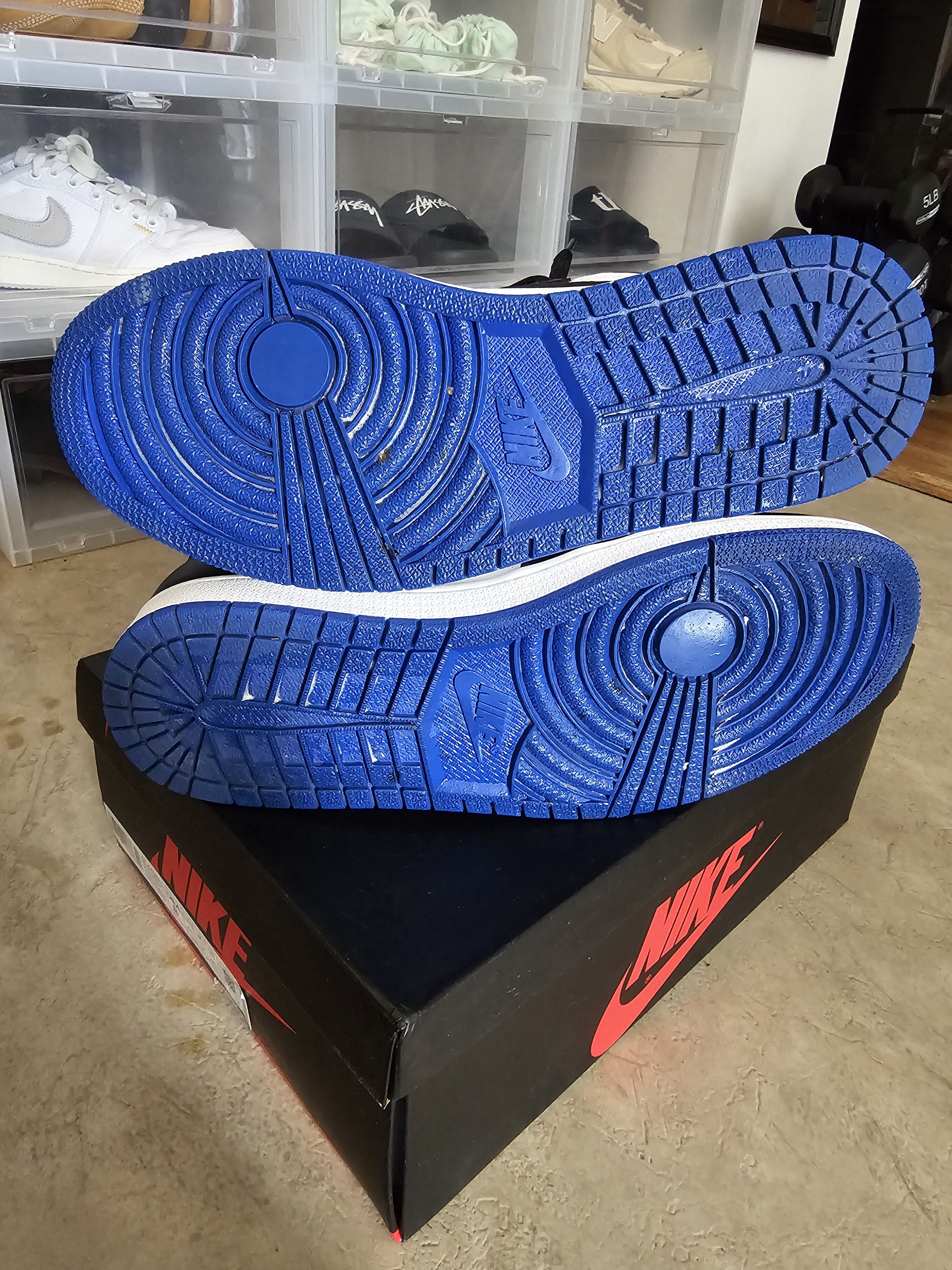 Jordan Brand Jordan 1 OG Royal Toe Size US 8 / EU 41 - 5 Thumbnail