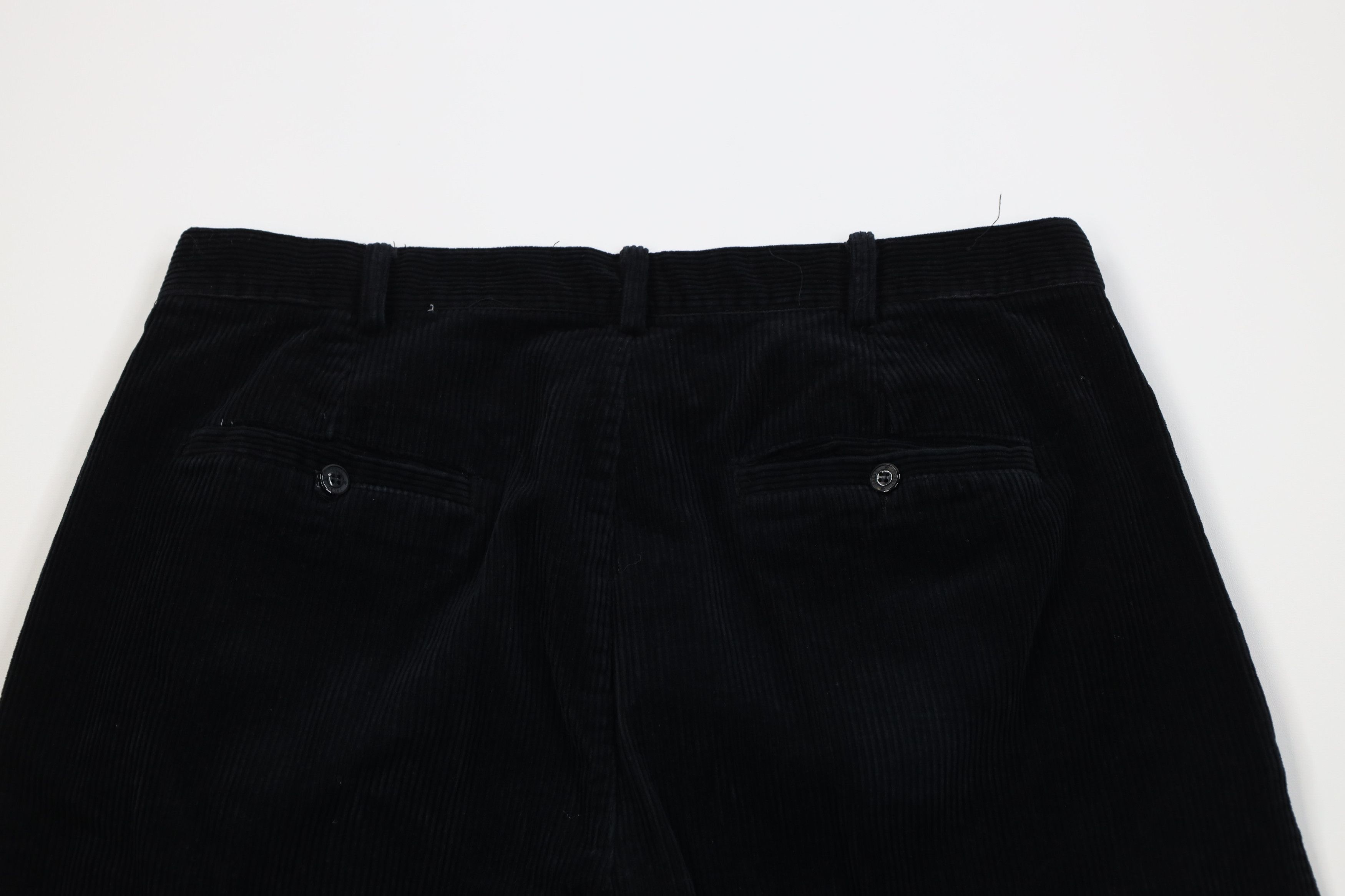 Vintage Vintage 90s Streetwear Wide Leg Corduroy Chino Pants Black Size US 36 / EU 52 - 10 Thumbnail