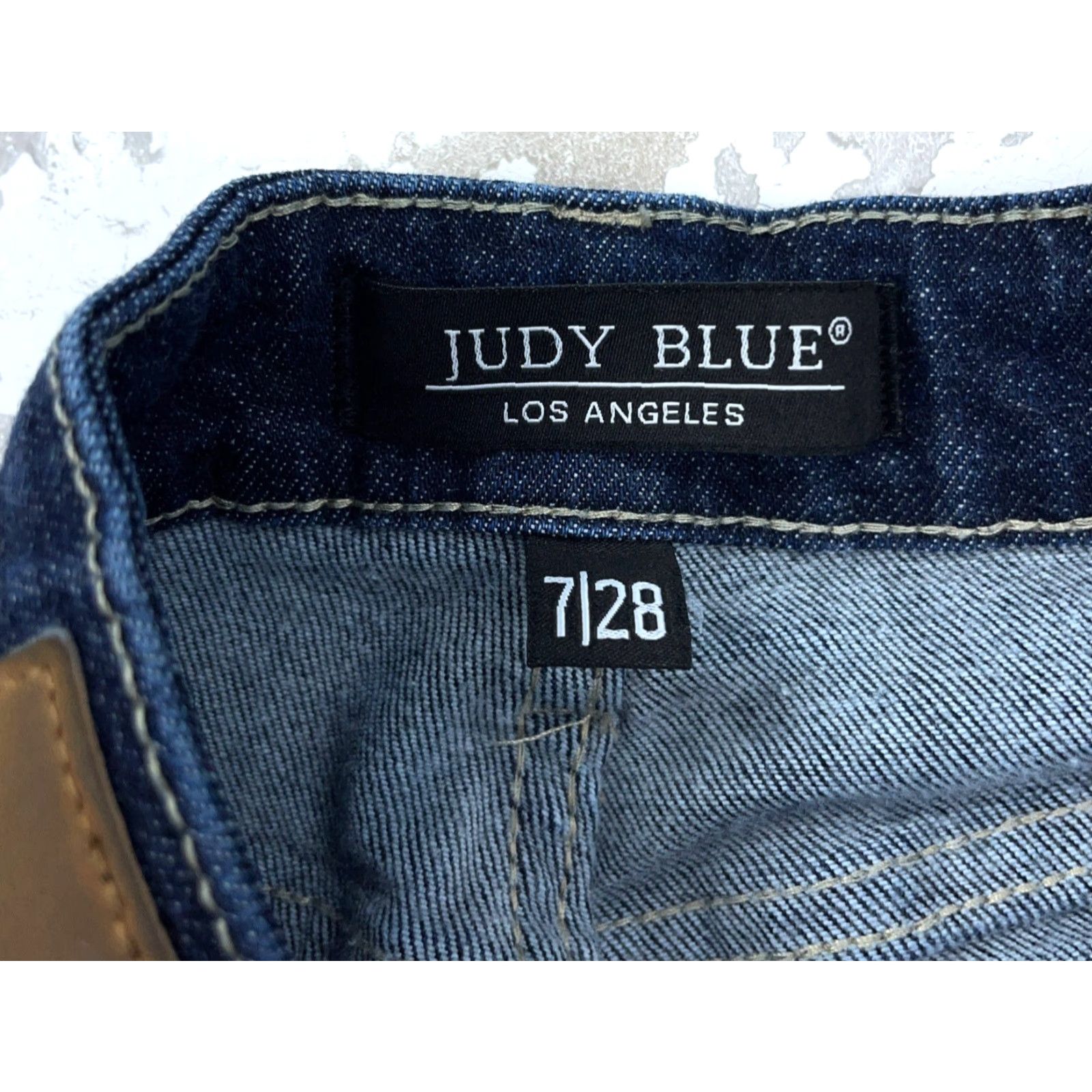 Vintage Judy Blue Jeans Women 28 Skinny High Rise Dark Wash Denim Pants Stretch Classic Modern 5-Pocket Size 28" / US 6 / IT 42 - 3 Thumbnail