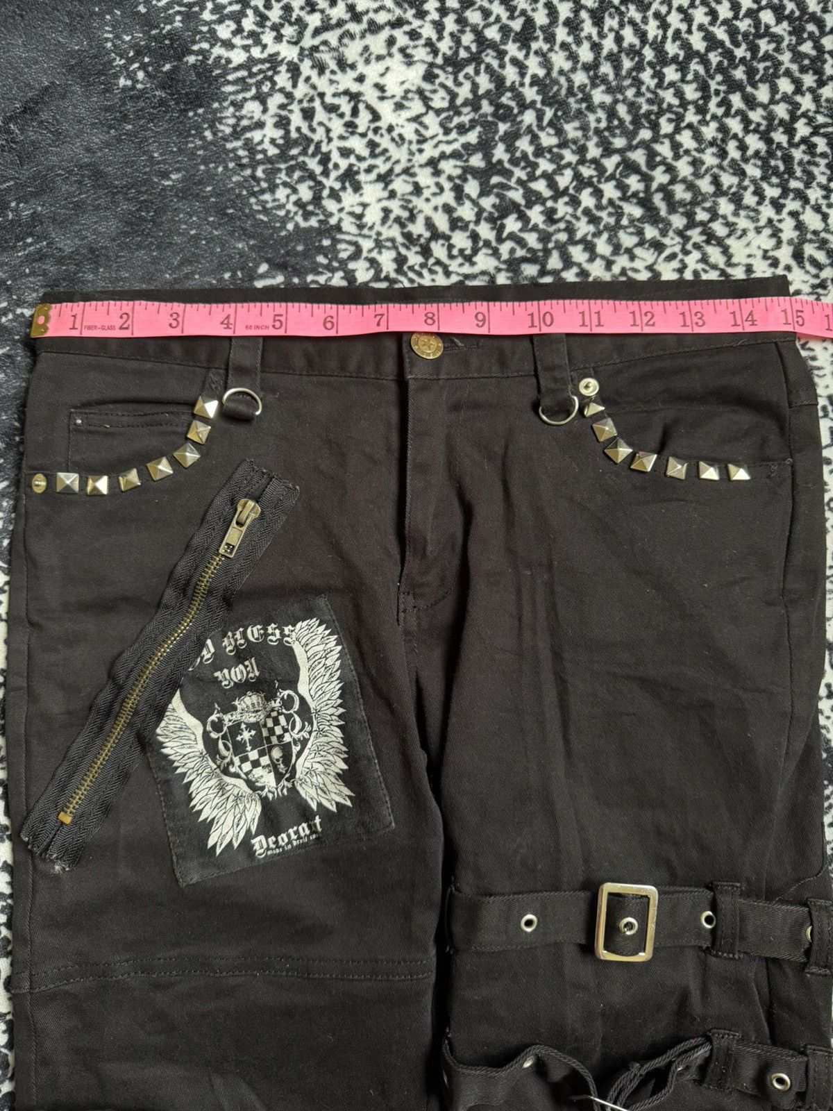 Le Grande Bleu (L.G.B.) Vintage Y2K Deorart Punk Style Pants Size US 30 / EU 46 - 8 Thumbnail