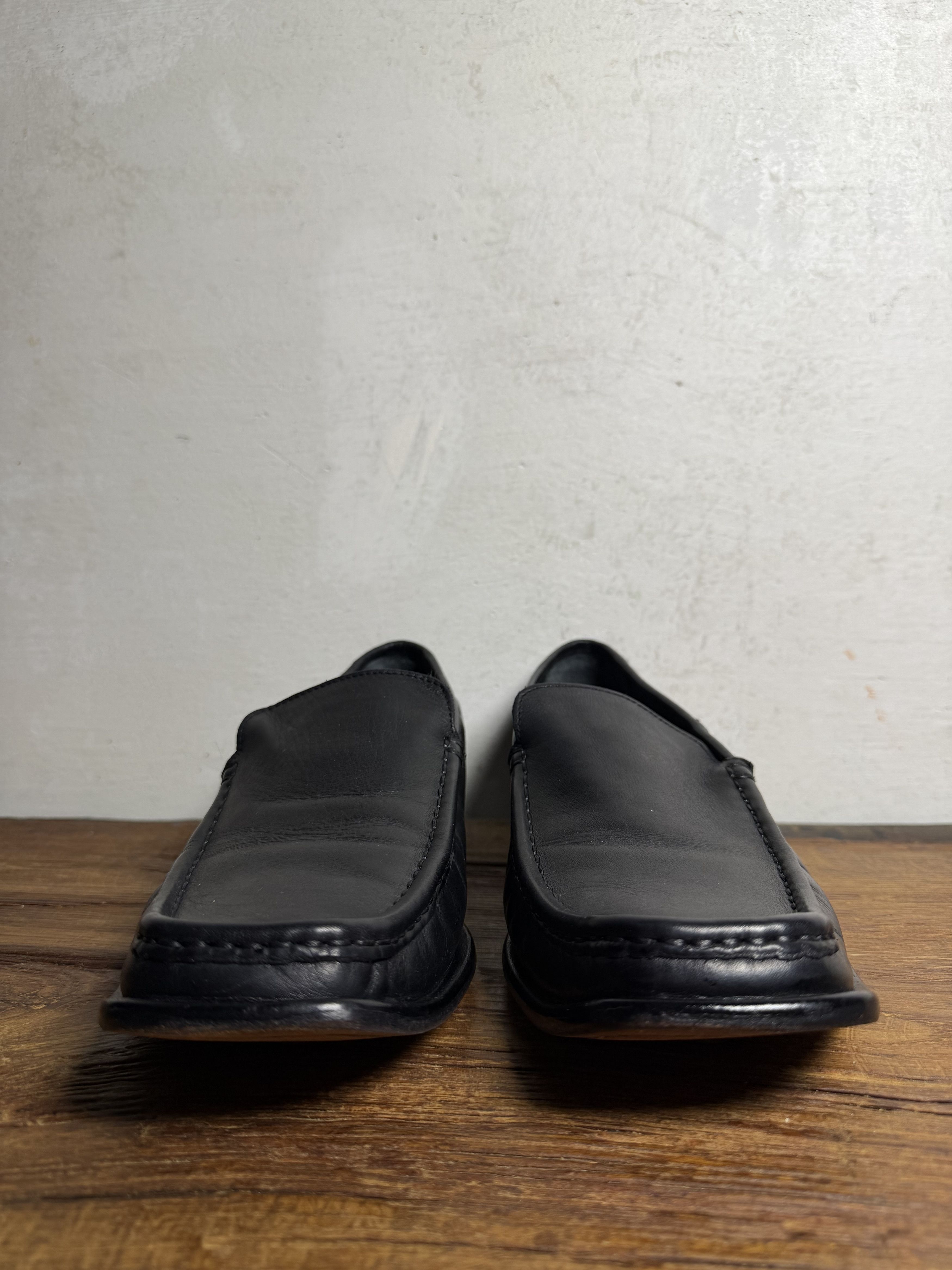 Handmade Bertie Leather Tremenoues Square Toe Loafers Size US 11 / EU 44 - 6 Thumbnail