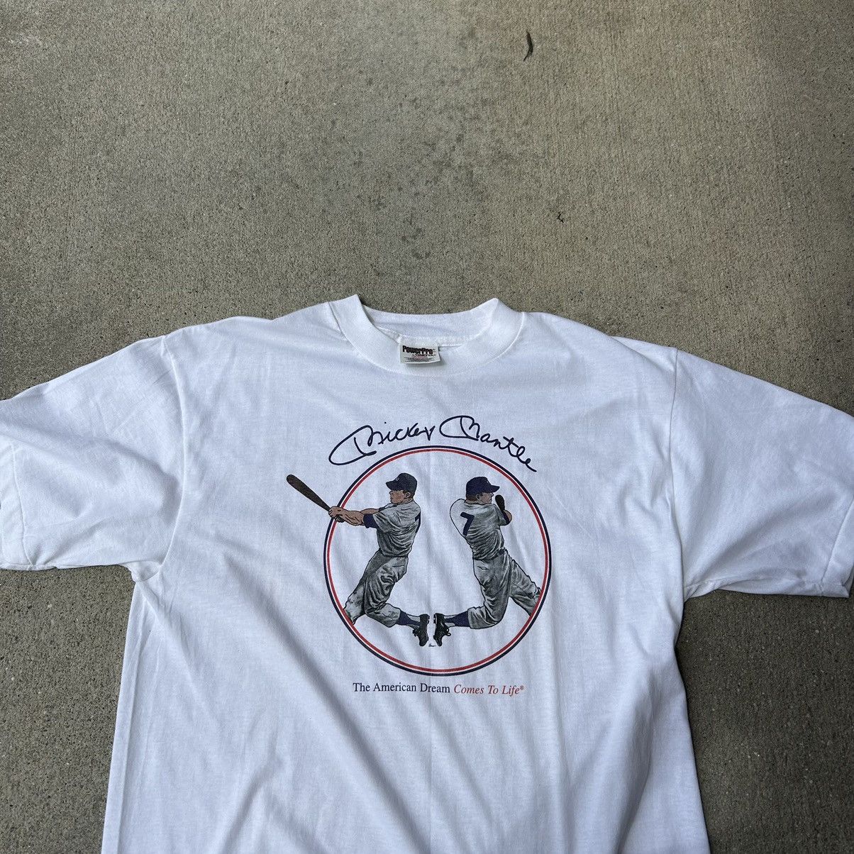 MLB × New York Yankees × Vintage 1996 Mickey Mantle T-shirt Size US L / EU 52-54 / 3 - 2 Thumbnail
