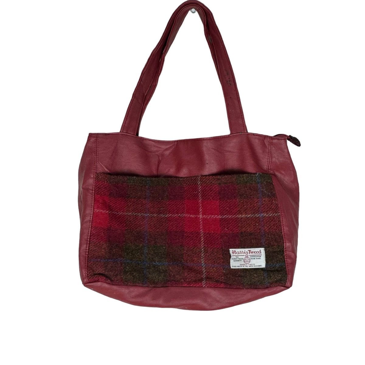 Harris Tweed 🌟HARRIS TWEED RED CHERRY HANDBAG / SHOULDER BAG Size ONE SIZE - 2 Thumbnail