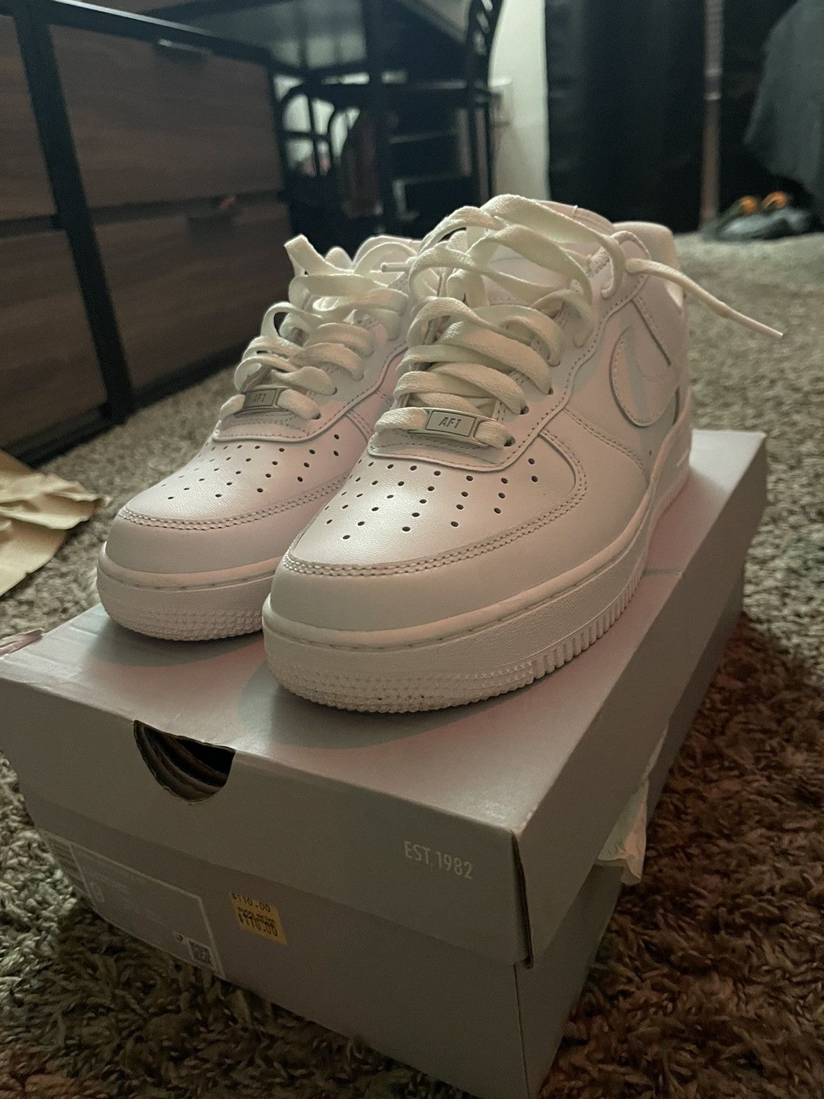 image of Nike Women’S Air Force 1 Shoes in White, Women's (Size 9)