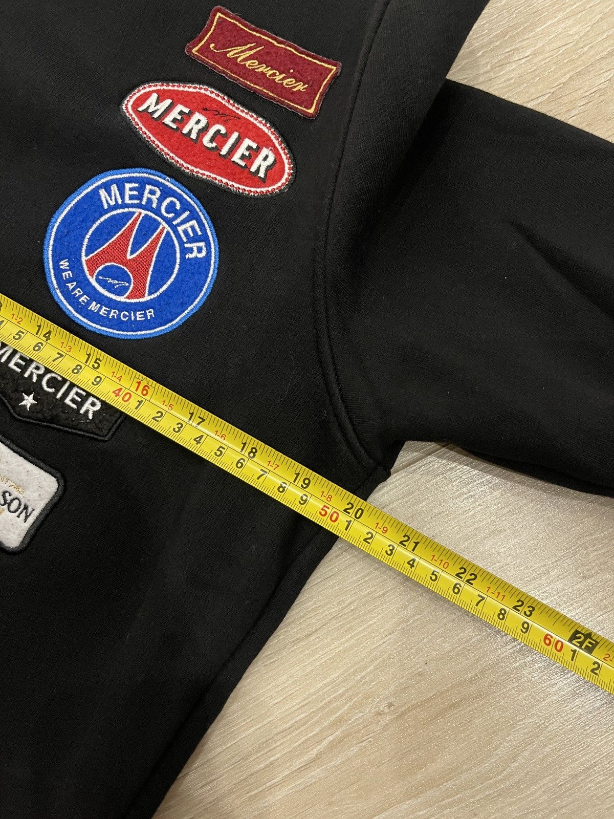 Vintage Vintage Mercier black sweater sweatshirt with logo Size US M / EU 48-50 / 2 - 10 Thumbnail