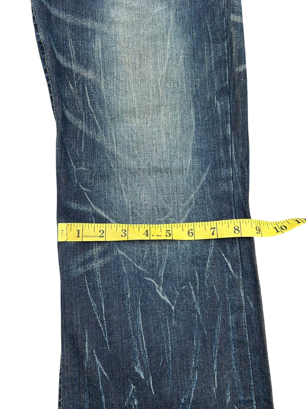 Japanese Brand × Kapital × Vintage Wrangler Double Waist Flare Punk Denim Jeans Rare ☠️ Size US 33 - 17 Thumbnail
