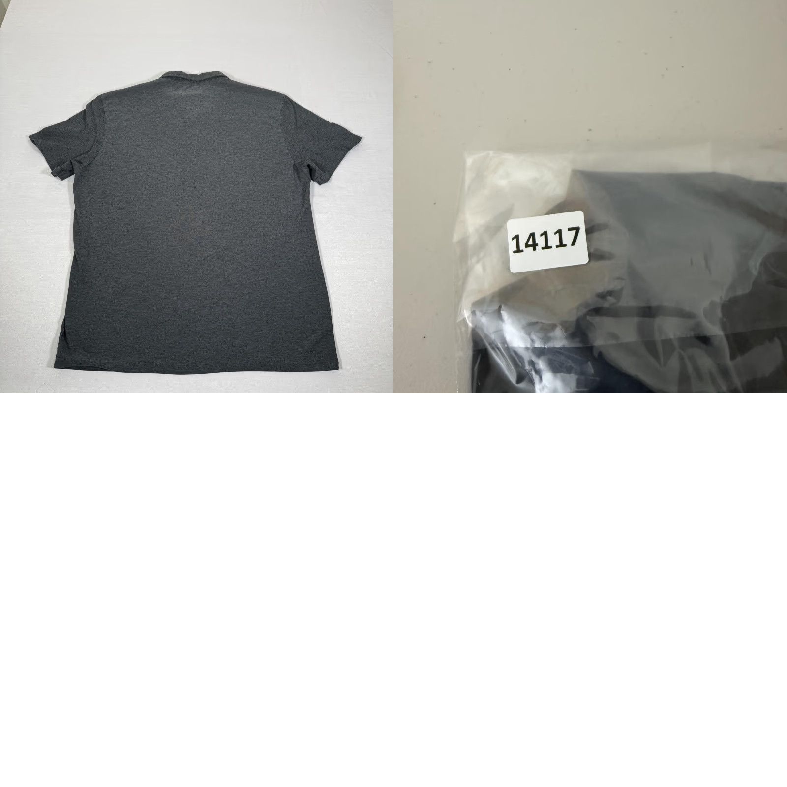 Vuori Vuori Polo Shirt Mens Large Gray Strato Tech Performance Stretch Golf Basic Size US L / EU 52-54 / 3 - 8 Thumbnail
