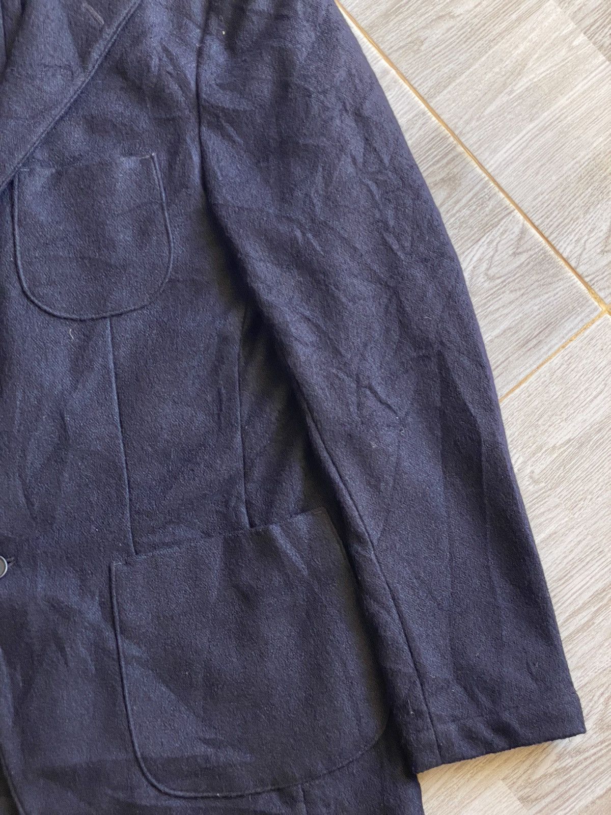 Japanese Brand × Uniqlo Uniqlo Wool Blazer Jacket Size US L / EU 52-54 / 3 - 7 Thumbnail