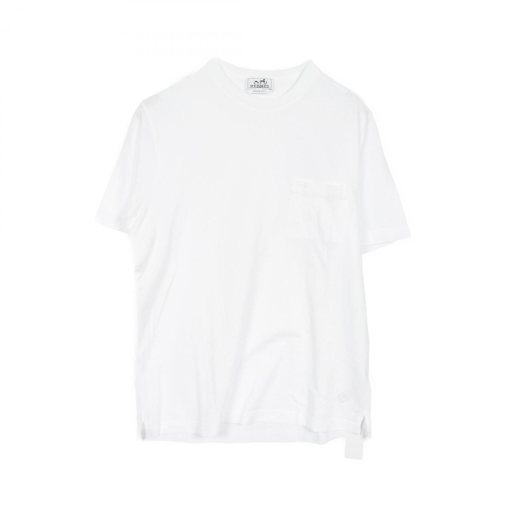 Hermes Hermes Hermes H Embroidery Pique Cotton Top Cotton Tops DUTY FREE for USA Size ONE SIZE - 1 Thumbnail