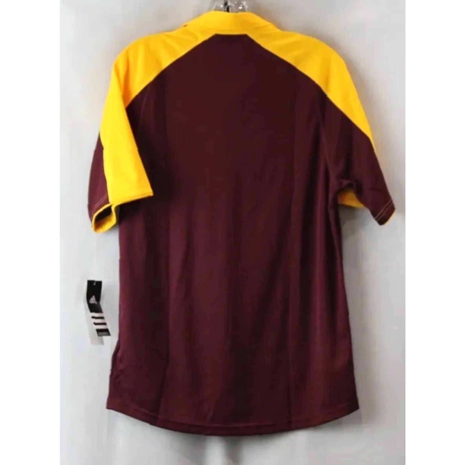 Adidas NEW adidas Climalite Maroon & Yellow Active Coaches Polo Shirt Size Small Mens Polo Shirt Size US S / EU 44-46 / 1 - 2 Thumbnail